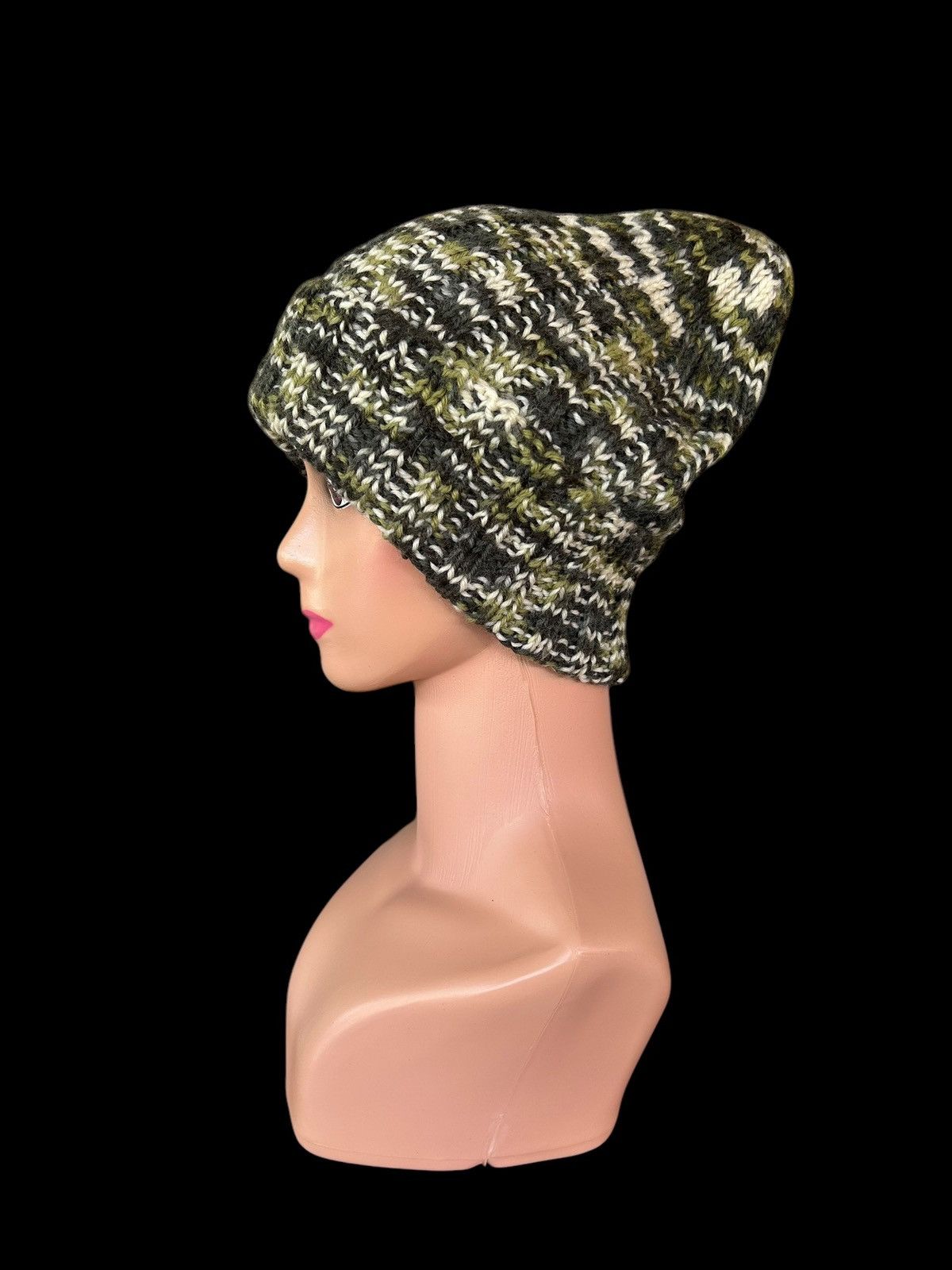 Japanese Brand × Kapital × Vintage Crochet Knitted Handmade Beanie Hats Size ONE SIZE - 4 Thumbnail