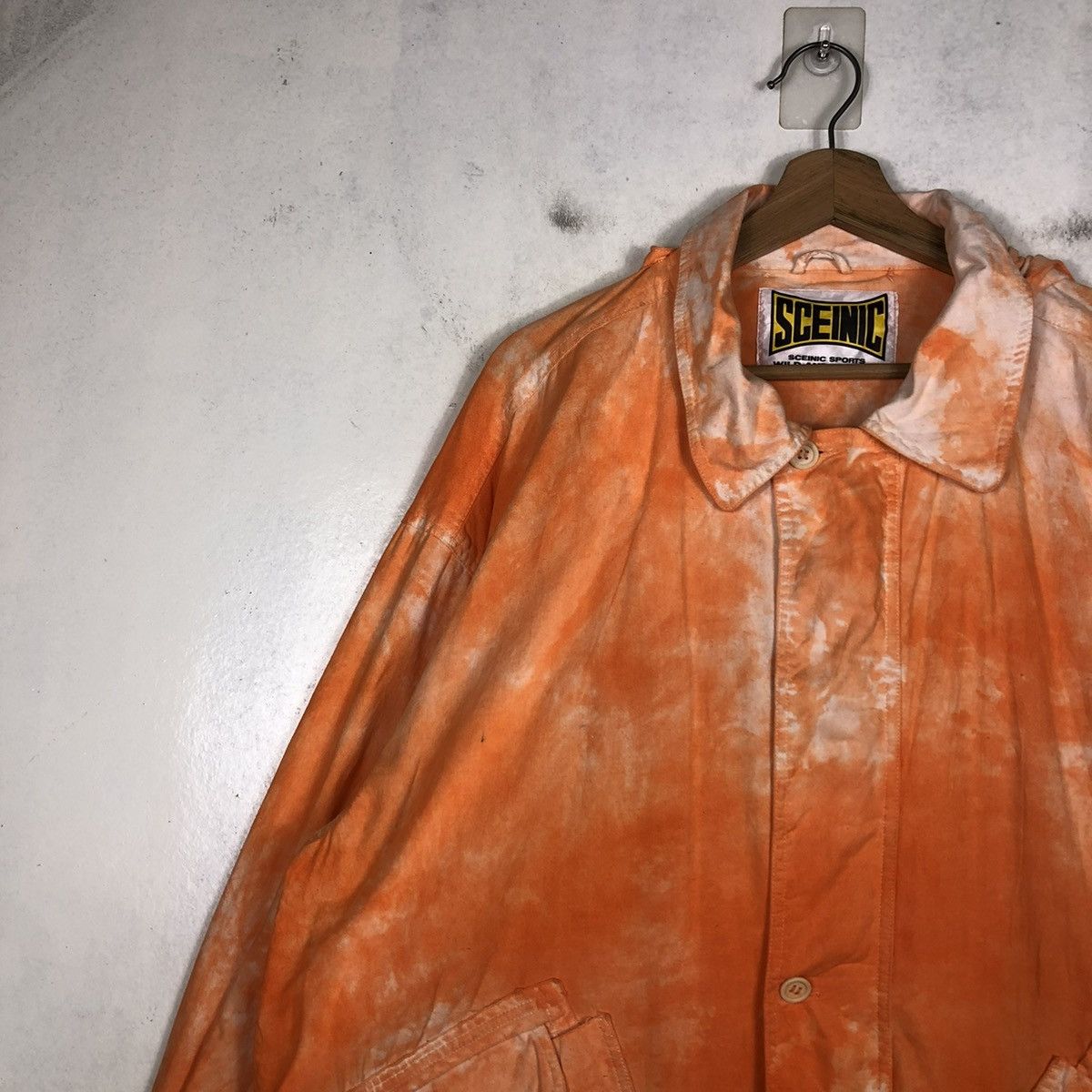 Japanese Brand 📌VINTAGE ACID WASH HUNTING JACKET SCEINIC WILD ISSEY MIYAKE Size US L / EU 52-54 / 3 - 8 Thumbnail