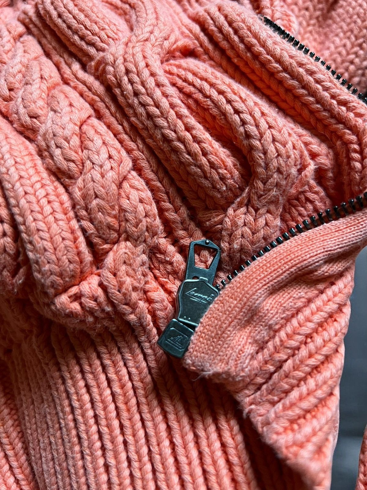 Polo Ralph Lauren × RRL Ralph Lauren × Vintage RALPH LAUREN HEAVY ZIP SWEATER MADE IN SWITZERLAND VINTAGE Size M / US 6-8 / IT 42-44 - 5 Thumbnail