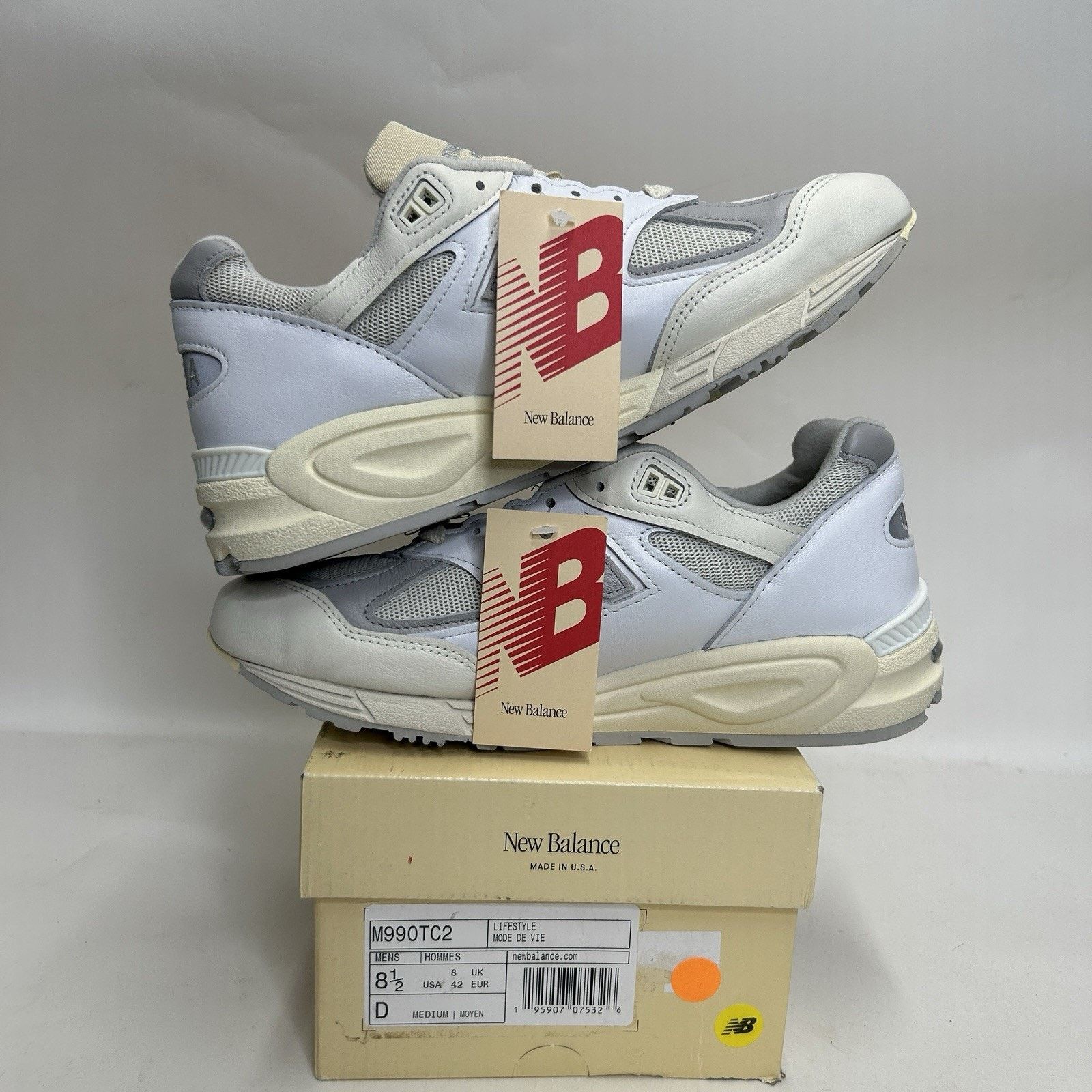 New Balance Teddy Santis x New Balance 990v2 “Sea Salt” M990TC2 Size US 8.5 / EU 41-42 - 3 Thumbnail