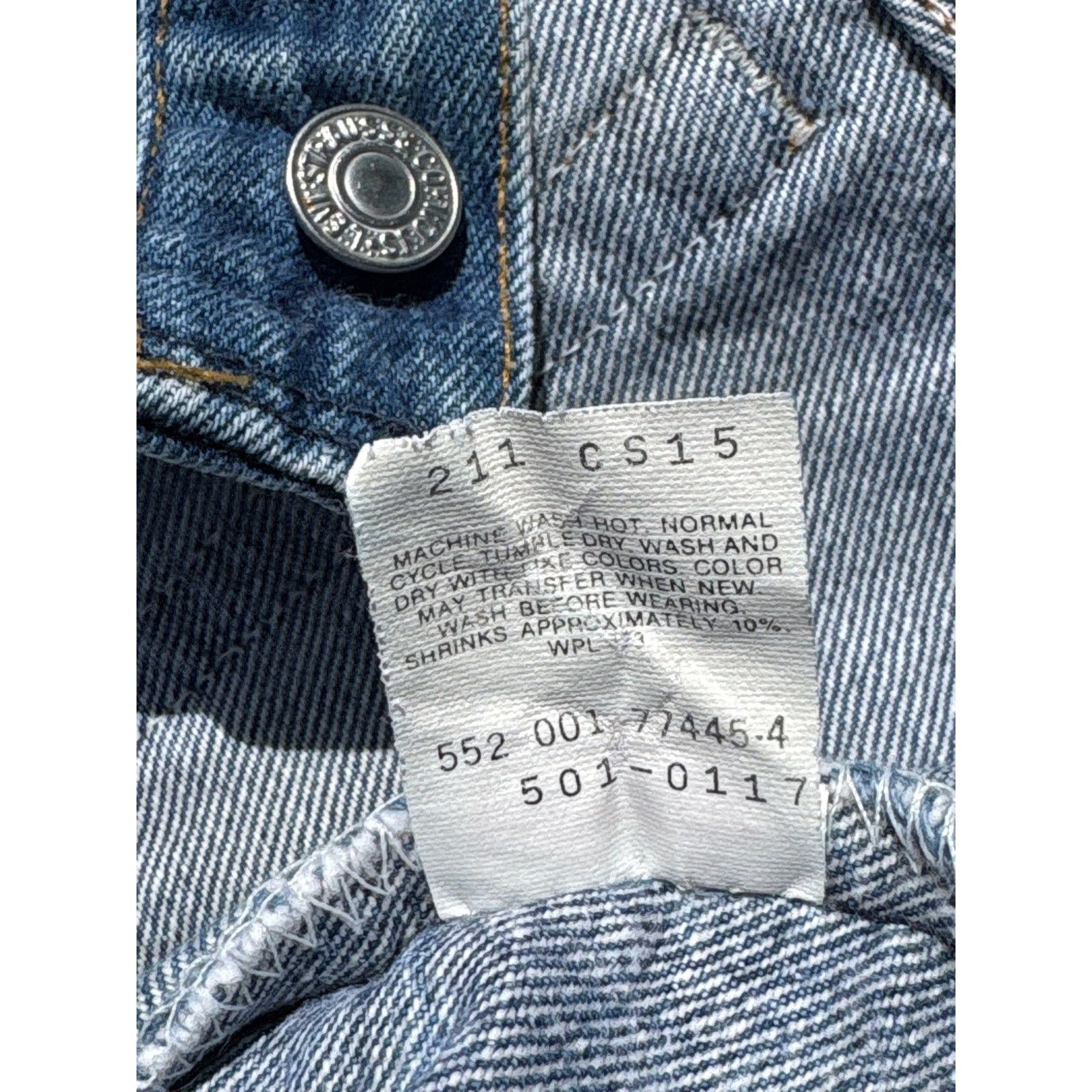 Levi's Vintage 91 Levi’s 501 0117 XX button fly 35x38(32x34) USA Size US 32 / EU 48 - 8 Thumbnail