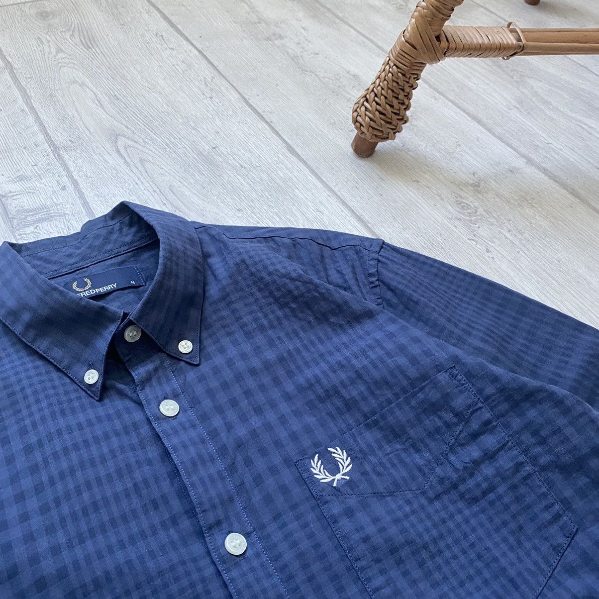 Fred Perry 👔 Fred Perry Flannel shirt Luxury button up oldmoney Size US M / EU 48-50 / 2 - 5 Thumbnail