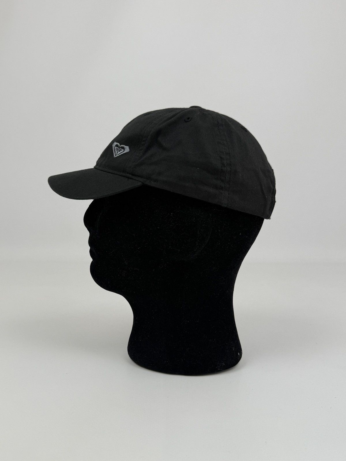 Quiksilver Y2K Vintage Roxy Black Jet Set Mini Brim Strapback Cap Size ONE SIZE - 9 Thumbnail