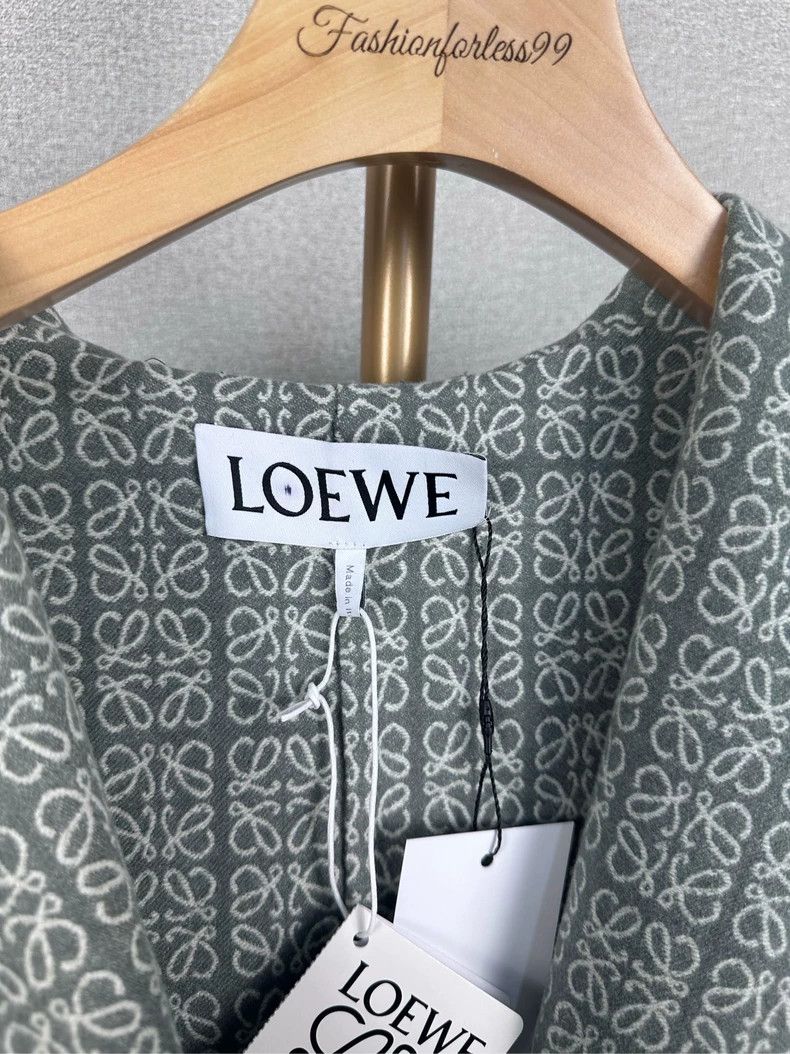 Loewe LOEWE Wool tweed coat Size 4XL / US 24-26 - 3 Thumbnail