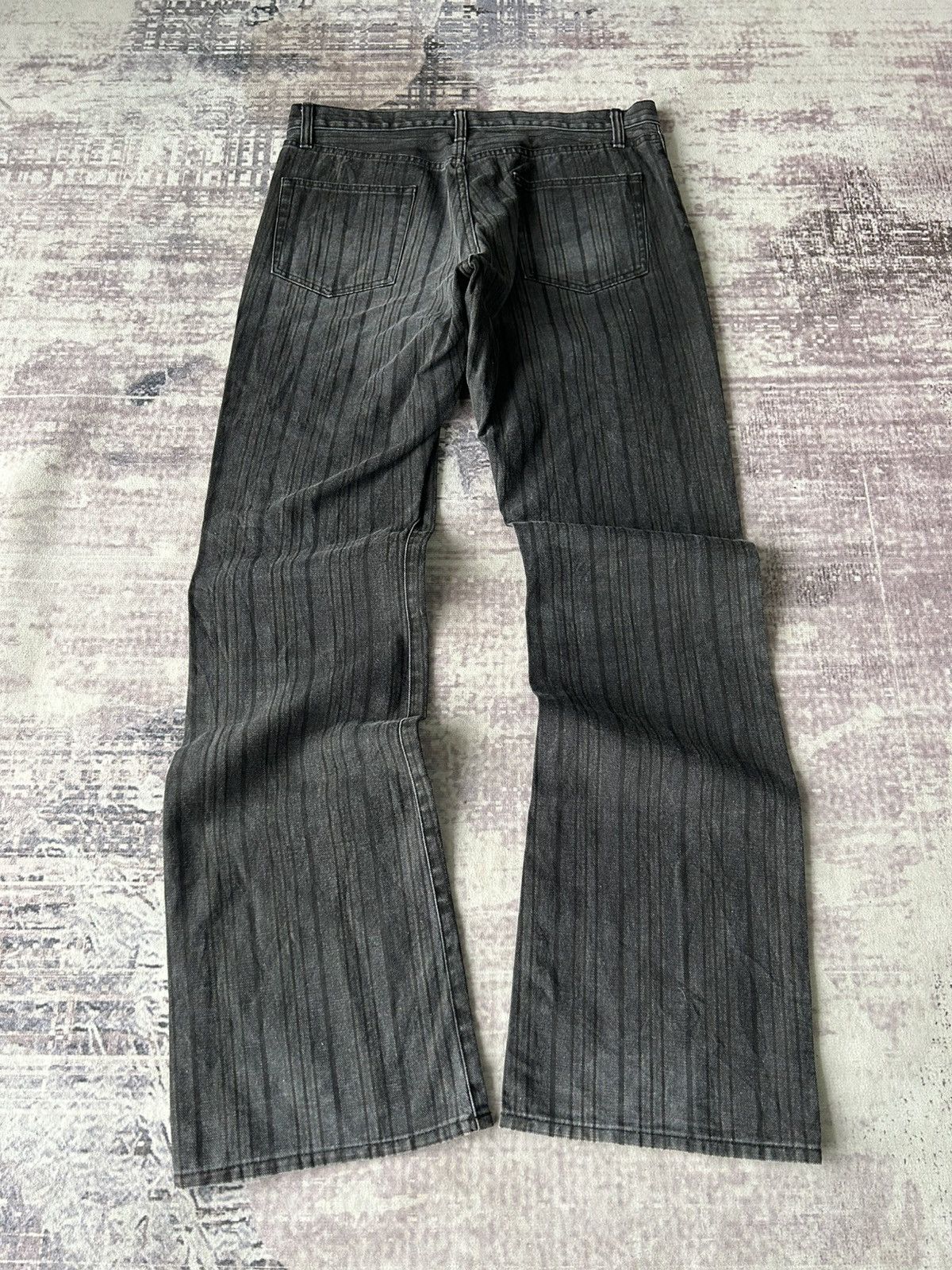 If Six Was Nine Punk Semanticdesign Flared Jeans Size US 32 / EU 48 - 2 Thumbnail