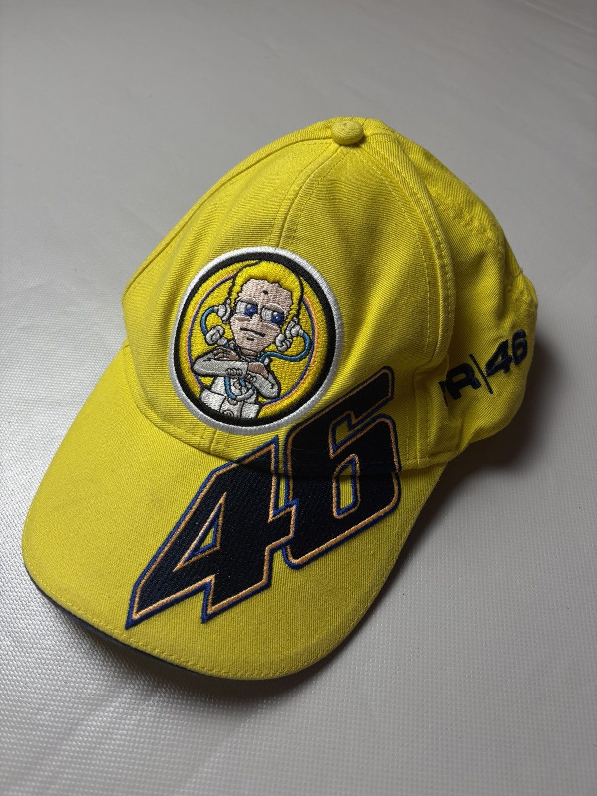 Vintage Valentino Rossi Doctor Racing Snap Back Hat Size ONE SIZE - 2 Thumbnail