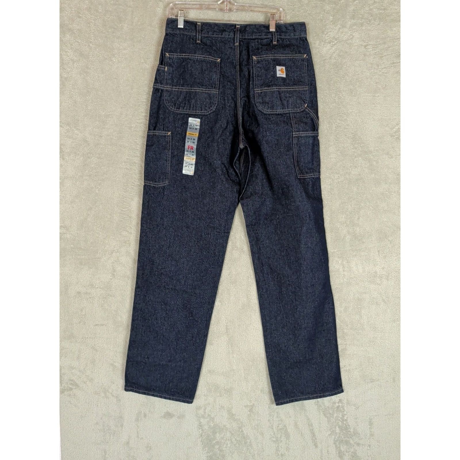 Carhartt Carhartt FR Original Fit Flame Resistant Carpenter Jeans 34x36 Jeans Blue Workwear Mens NWT Regular Denim 5-Pocket Flame Resistant Carhartt Jeans Size US 34 / EU 50 - 7 Thumbnail
