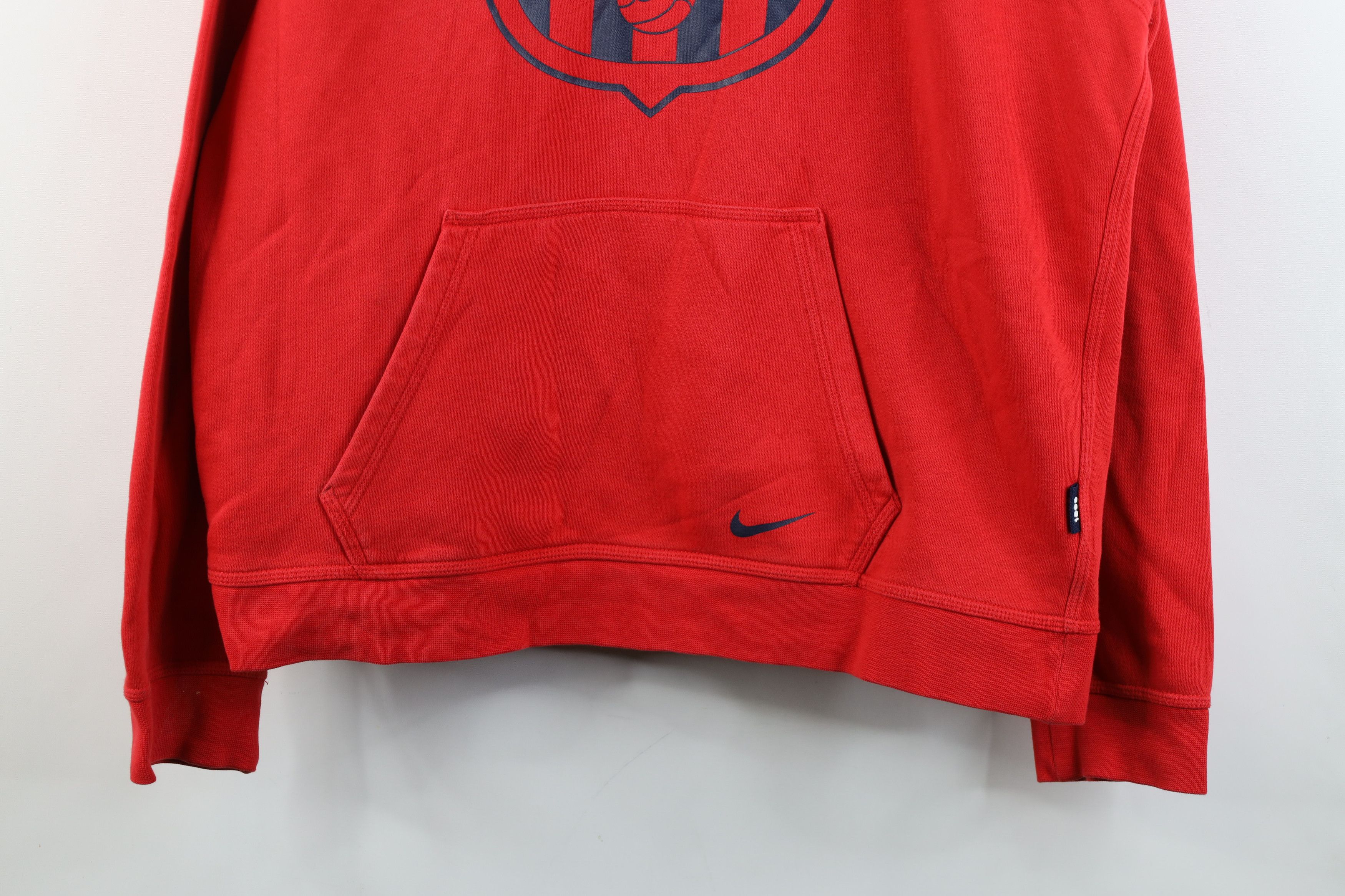 Nike Vintage Y2K Nike Crest FC Barcelona Soccer Football Hoodie Size US L / EU 52-54 / 3 - 3 Thumbnail