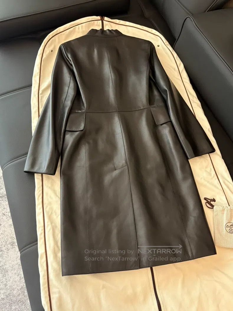 Hermes Hermes Show Model Leather Jacket Size XXS / US 00 / IT 34 - 4 Thumbnail