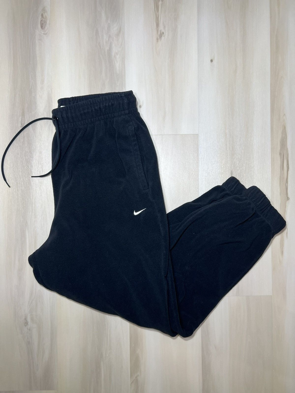 Nike Nike Solo Swoosh Fleece Pants Black FB5578-010 Mens Sz M Size US 30 / EU 46 - 1 Thumbnail