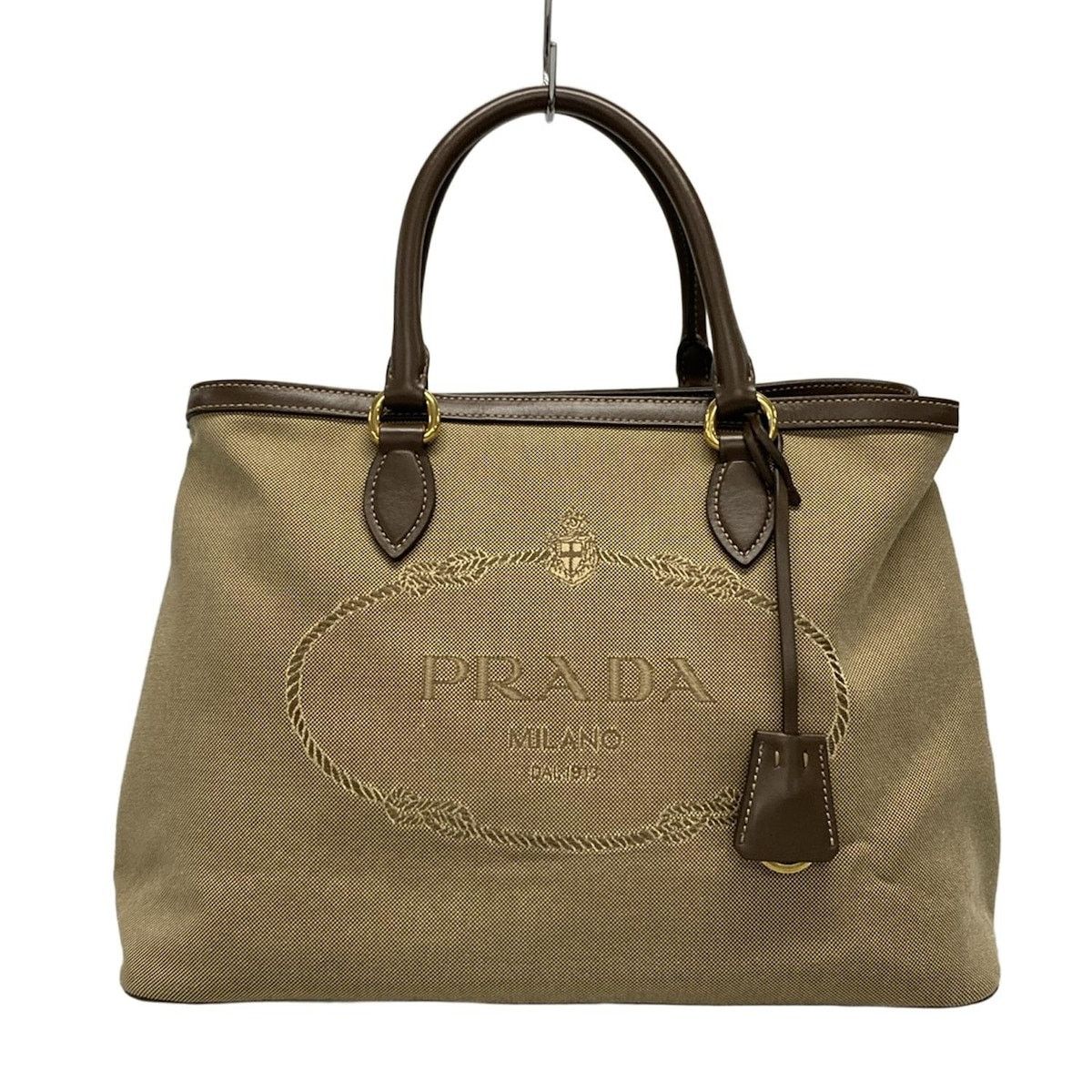 Prada PRADA Logo Tote Bag 1BA579 Size ONE SIZE - 1 Thumbnail