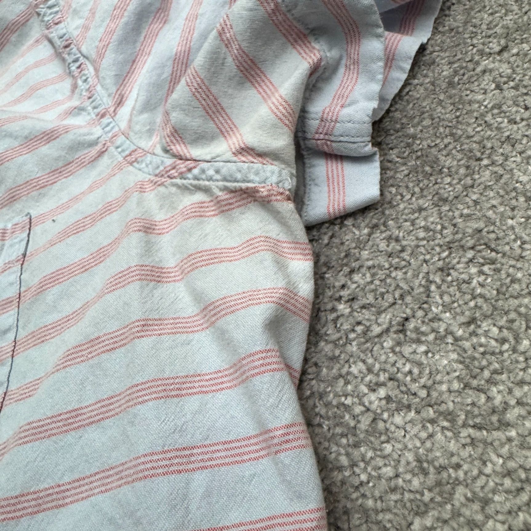 American Eagle Outfitters American Eagle Outfitters Shirt Mens XXL Multicolor Striped Cotton Size US XXL / EU 58 / 5 - 7 Thumbnail