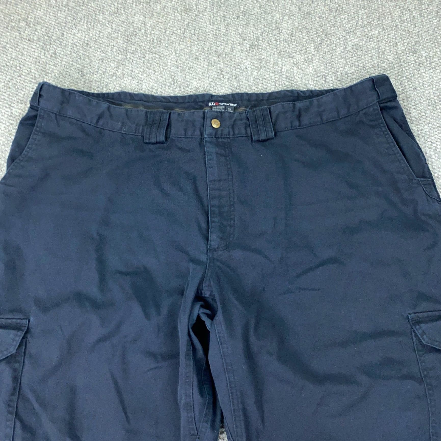 Vintage VINTAGE 5.11 Tactical Pants Mens Hemmed 52x28 Blue Canvas Uniform Workwear Utility 74310 Size US 32 / EU 48 - 2 Thumbnail