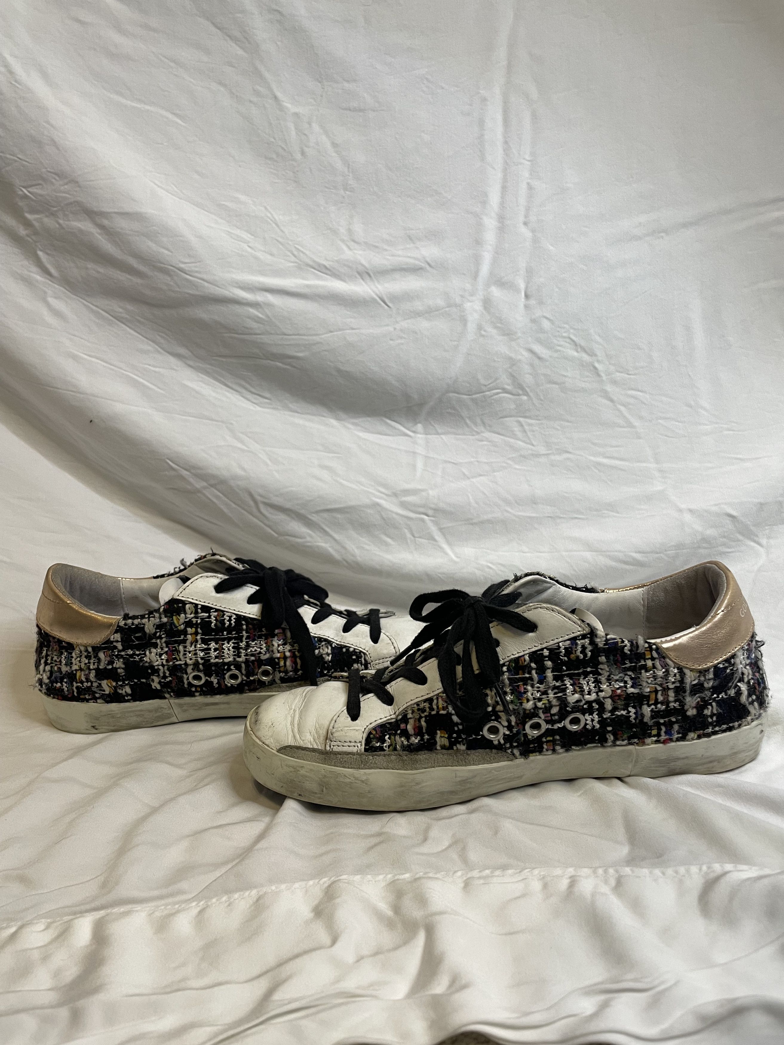 Golden Goose Golden Goose Superstar Multi Boucle Low-Top Sneakers Size US 8 / IT 38 - 3 Thumbnail
