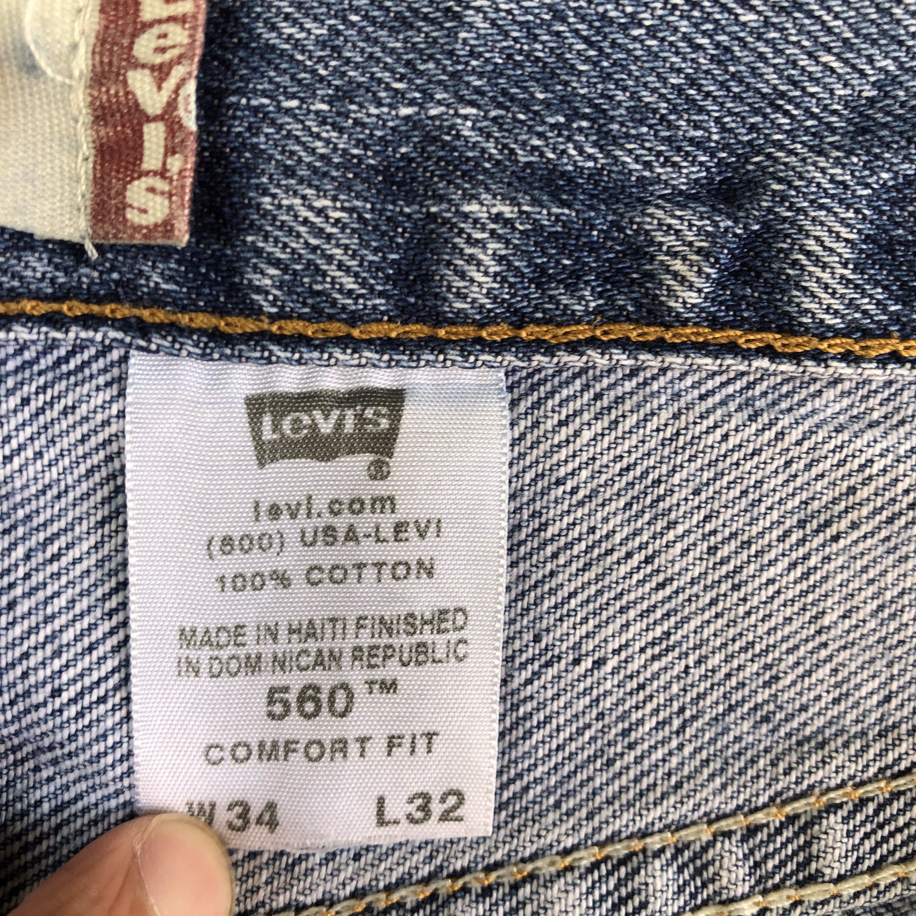 Levi's Vintage Levis 560 Baggy Jeans Levi's Faded Light Wash Denim Size US 34 / EU 50 - 9 Thumbnail