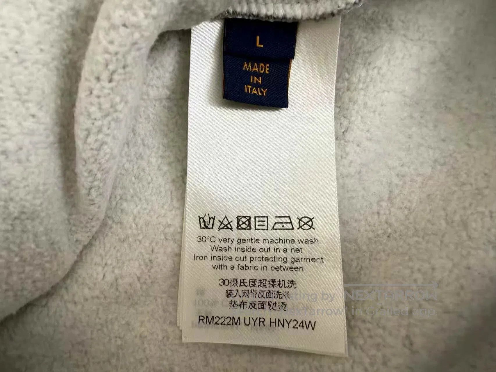 Louis Vuitton Louis Vuitton Gray Embossed Embroidery Zip-Up Hoodie| Size US L / EU 52-54 / 3 - 5 Thumbnail