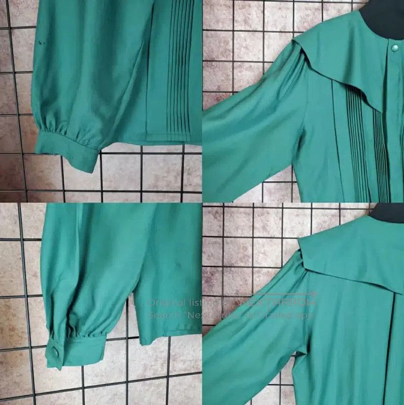 Dior Dior Green Wool Long Sleeve Shirt . Size M / US 6-8 / IT 42-44 - 3 Thumbnail