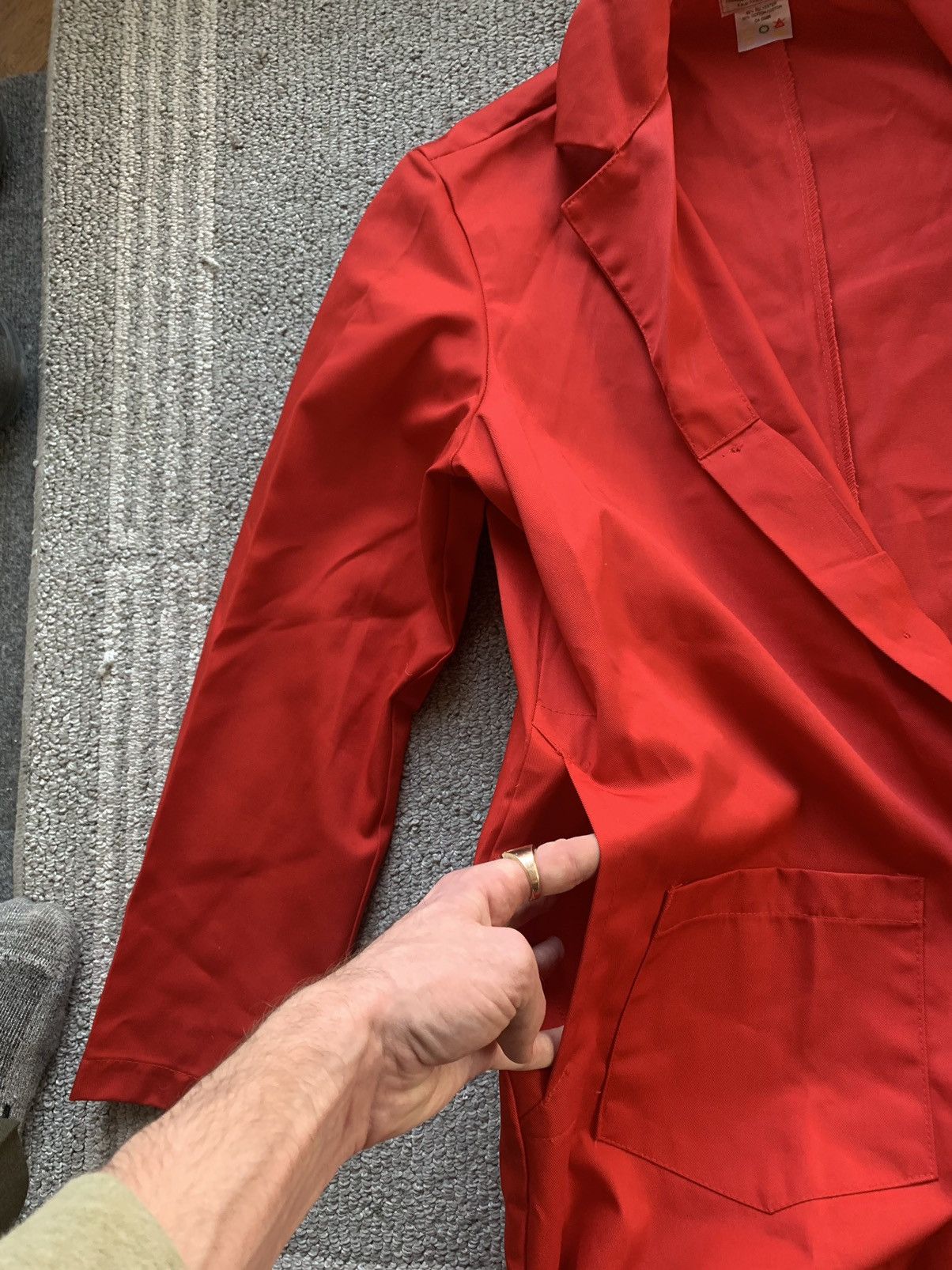 Vintage 80s Vintage Matching Set Double Jacket Lab Chore Work Trench Size US M / EU 48-50 / 2 - 15 Thumbnail