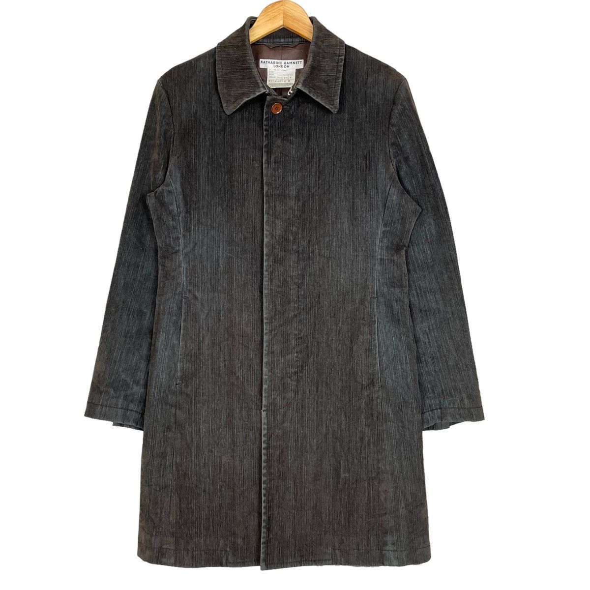 Katharine Hamnett Velvet Trench Coat