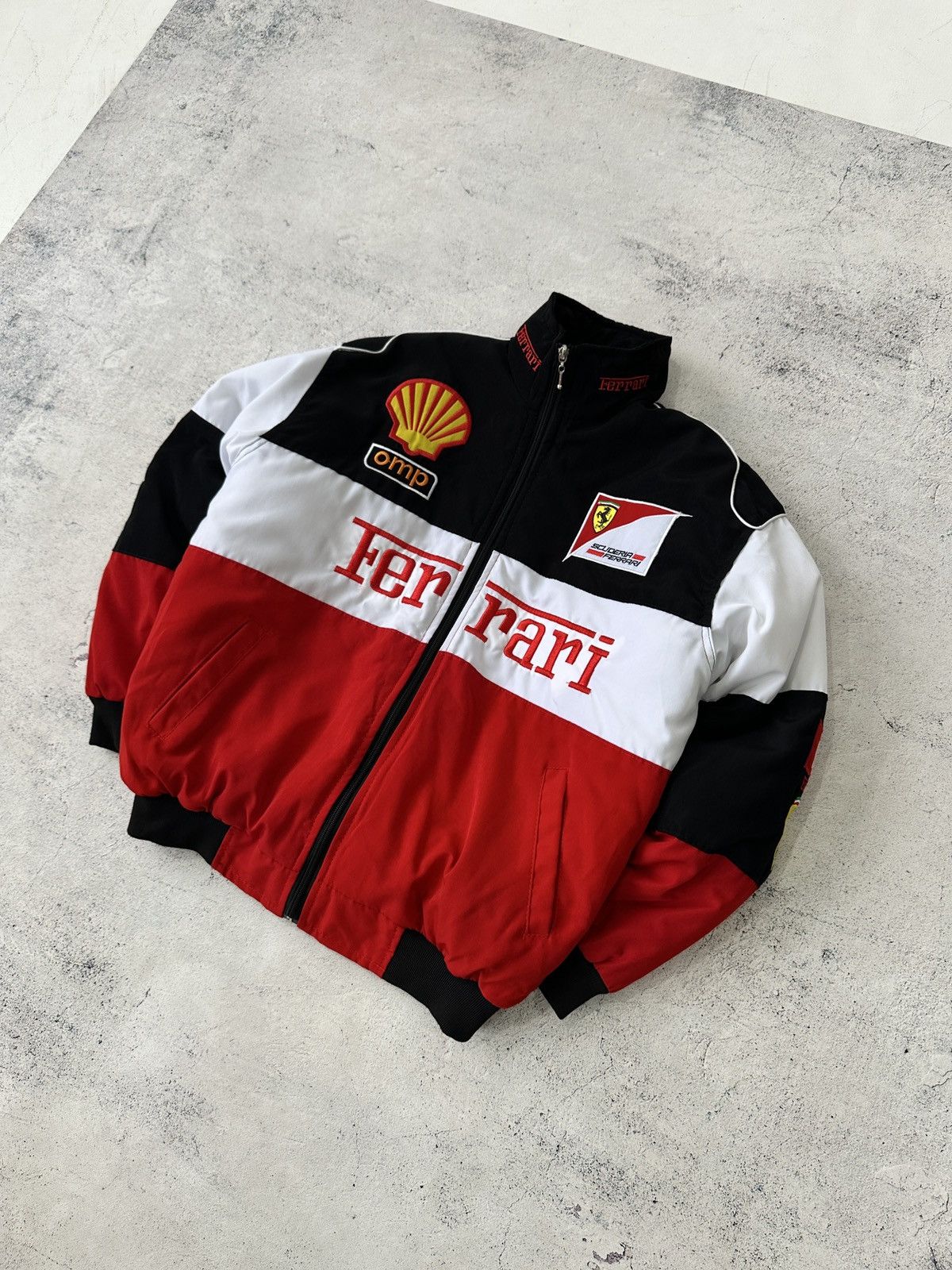 Ferrari × Vintage 🩸RARE🩸Ferrari Vintage Big Logo y2k Jacket Size US M / EU 48-50 / 2 - 5 Thumbnail