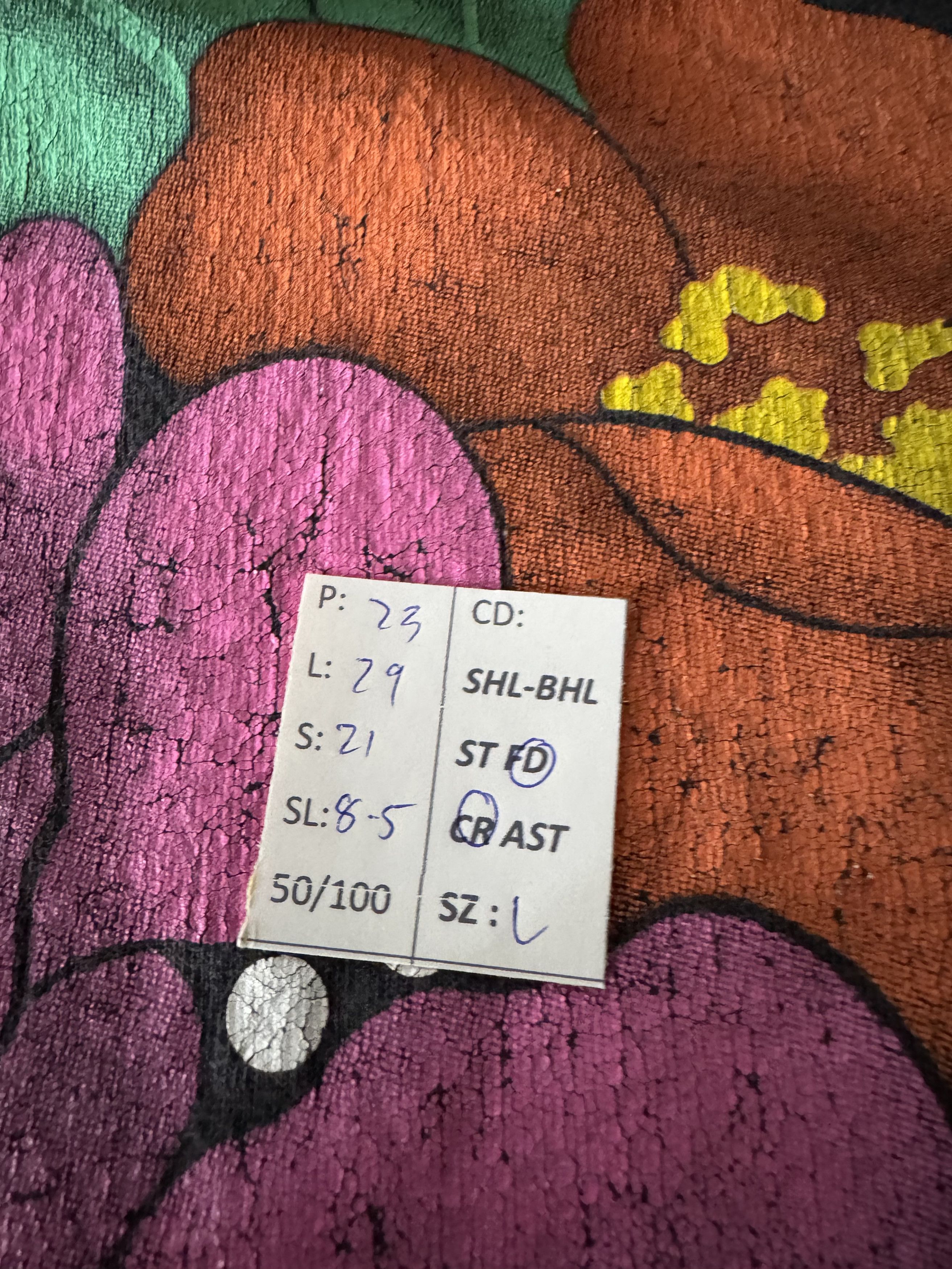 Vintage VINTAGE 90'S JACQUES MORET FLOWER ART Ts gogh picasso warhol Size US L / EU 52-54 / 3 - 19 Thumbnail