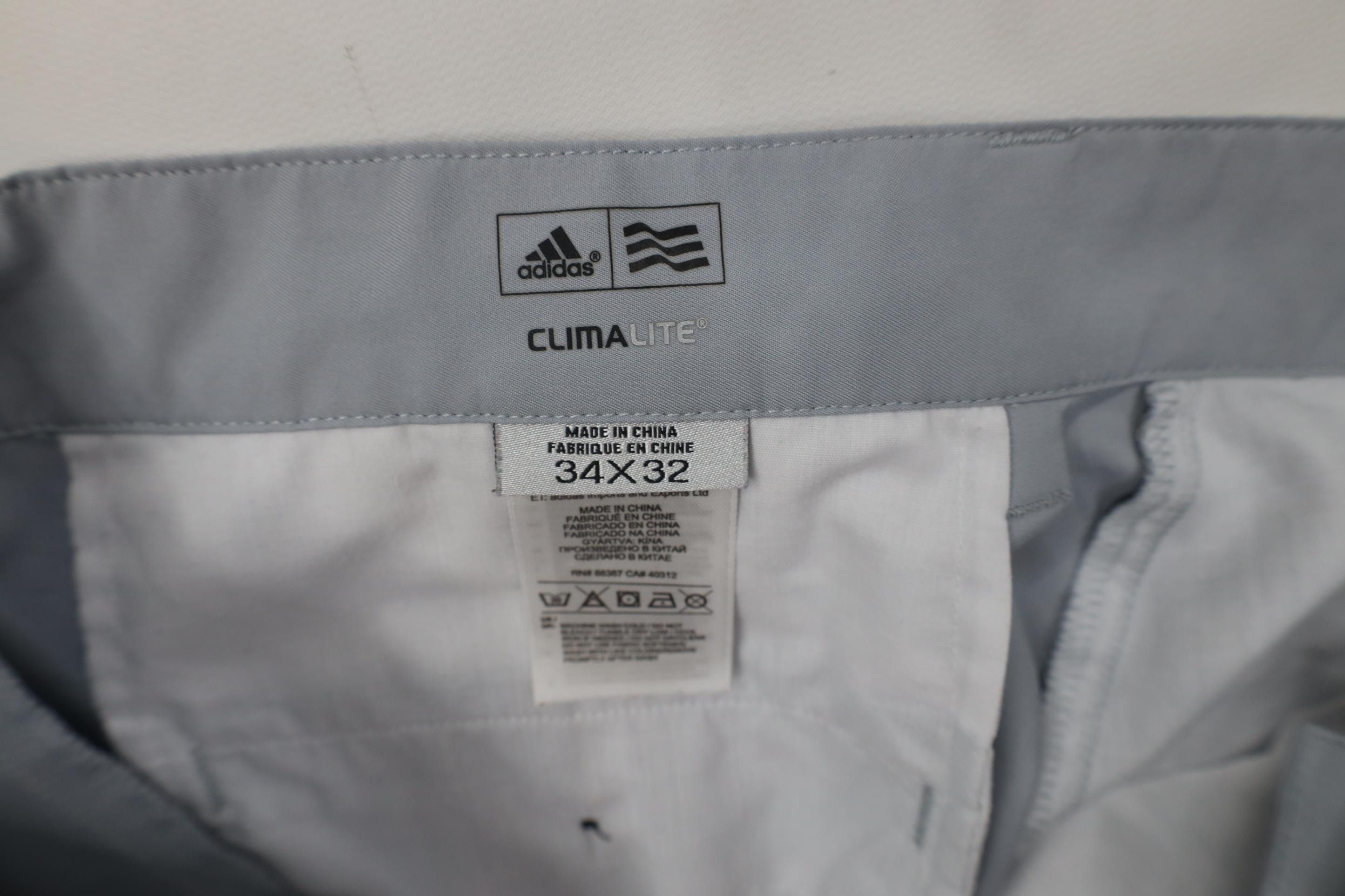 Adidas Vintage Y2K Adidas Golf Tech Knit Wide Leg Chino Pants Gray Size US 34 / EU 50 - 8 Thumbnail