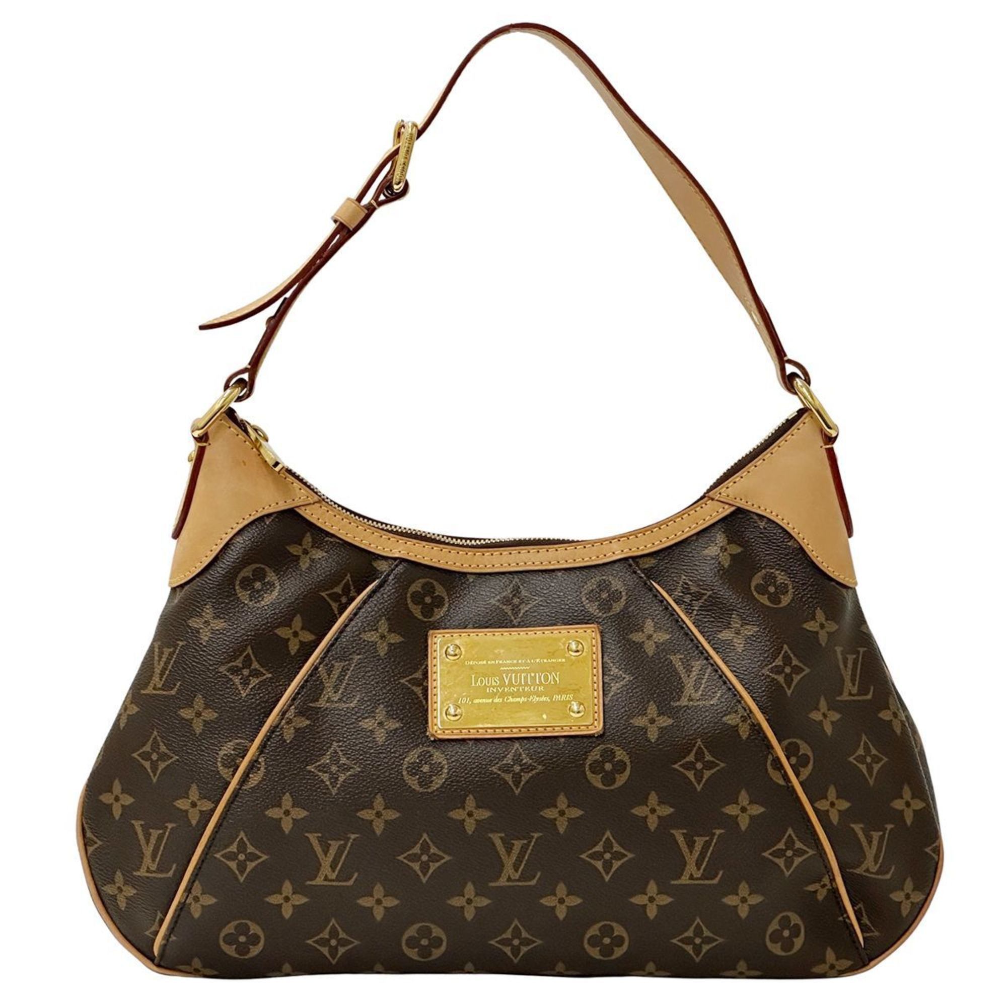 Louis Vuitton Bag Monogram Women's Shoulder Canvas Thames Gm Brown M56383