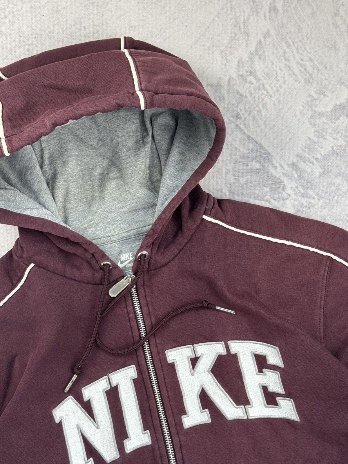 Nike × Vintage NIKE VINTAGE CENTER LOGO OVERSIZE BOXY ZIP HOODIE Size US L / EU 52-54 / 3 - 5 Thumbnail