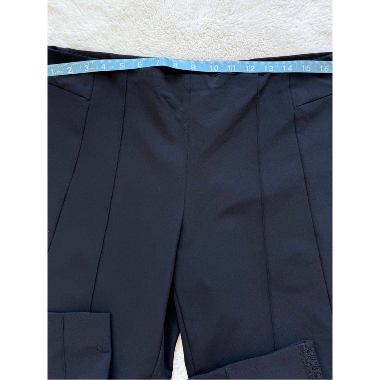 Escada Escada women pants with laces details size 40 or 10 US Size 32" / US 10 / IT 46 - 7 Thumbnail