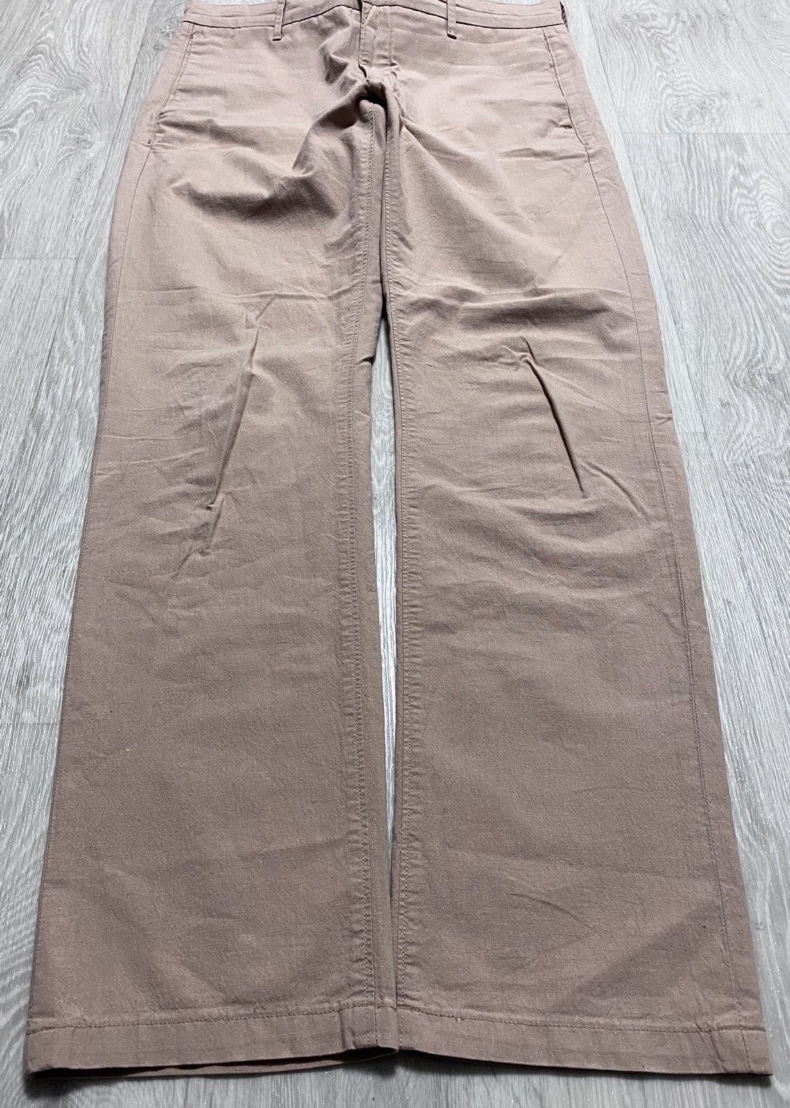 Levi's Vintage Clothing Levi’s Cotton Linen Sand Casual Chino Trousers Pants Size US 31 - 15 Thumbnail