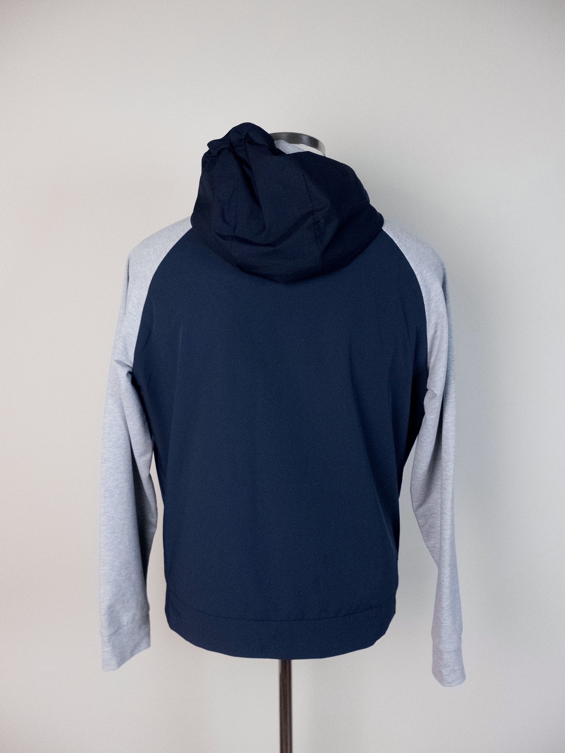 Paul & Shark PAUL & SHARK navy blue paneled hooded casual jacket Large Size US L / EU 52-54 / 3 - 3 Thumbnail