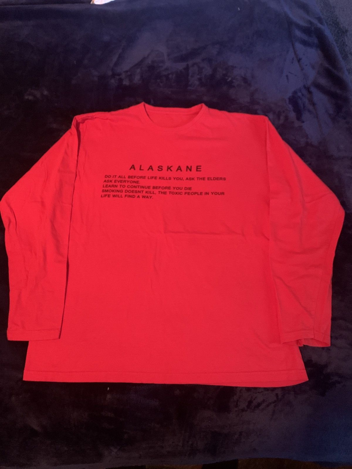 Jerzees × Vintage Jerzees Red Longsleeve Sweater Casual Streetwear Fashion Y2K Size US S / EU 44-46 / 1 - 4 Thumbnail