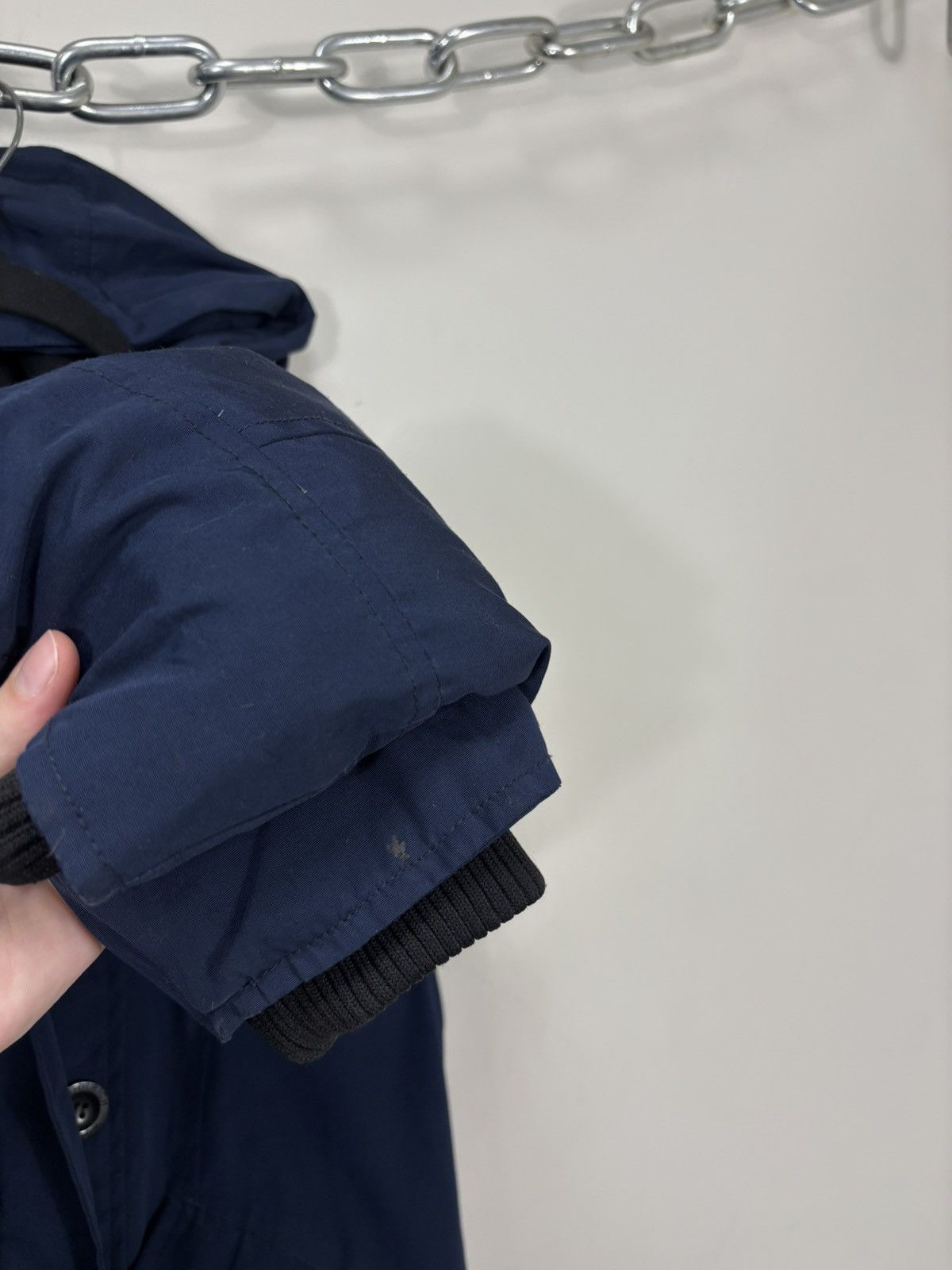 Woolrich Woolen Mills Woolrich Women’s Blue Hooded Down Puffer Jacket Parka Coat Size XS / US 0-2 / IT 36-38 - 10 Thumbnail