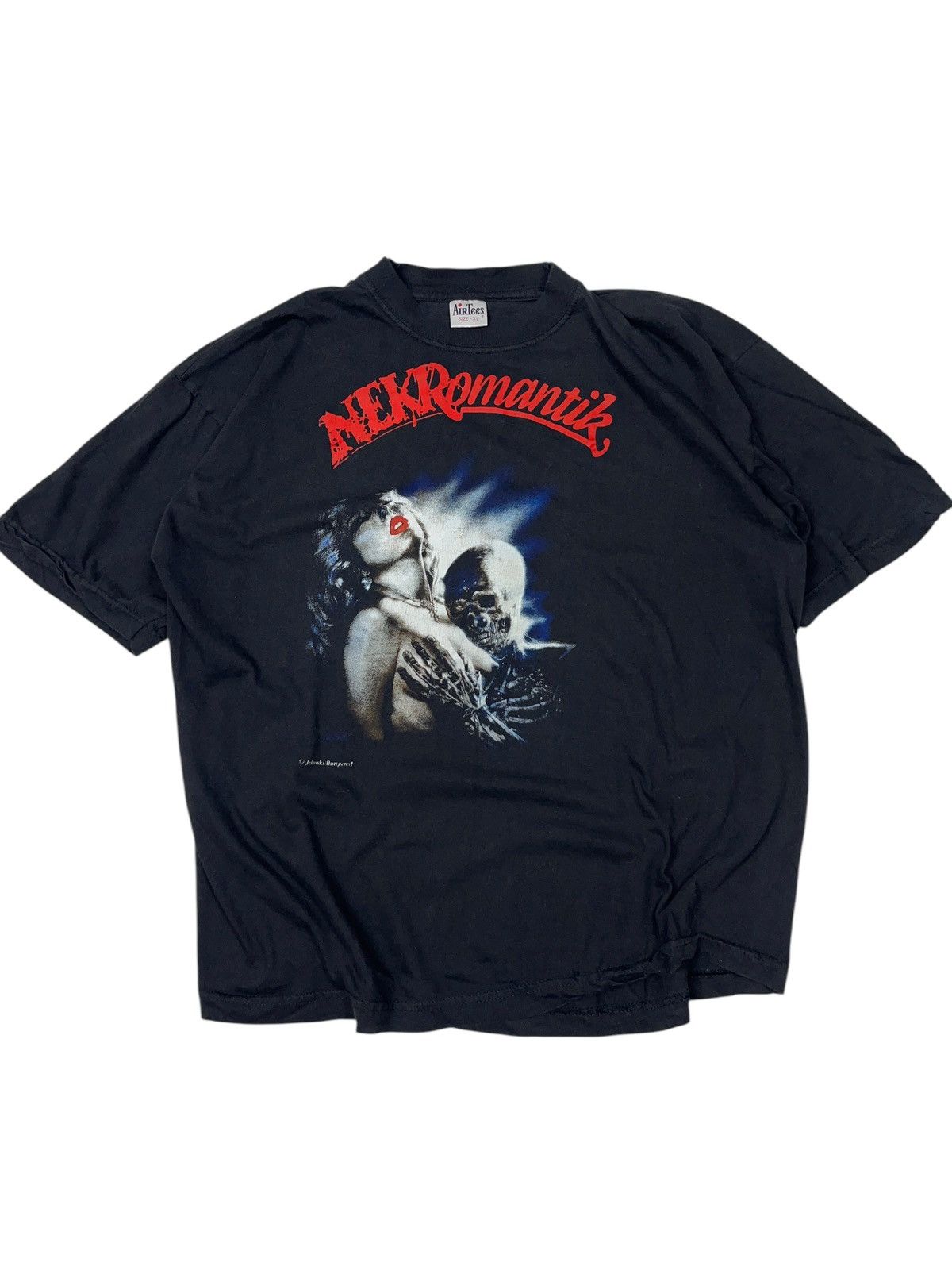 Expert Horror Vintage 90s Nekromantik Erotic Horror Movie Promo Shirt Rare Size US XL / EU 56 / 4 - 1 Thumbnail