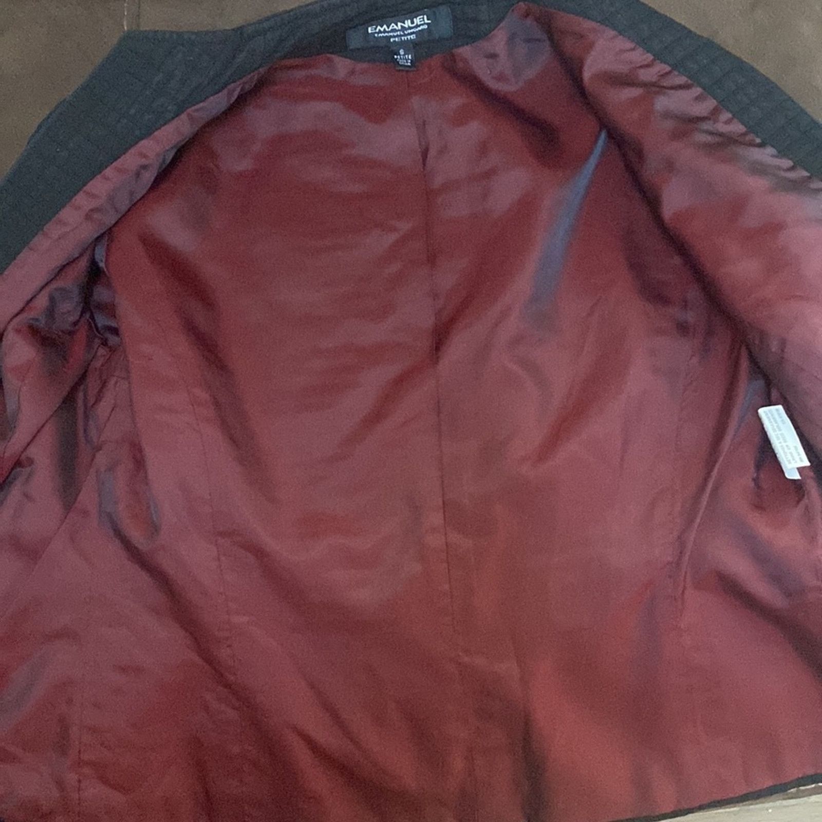 Emanuel Ungaro Emanuel Ungaro Petite Zip Up Blazer Size 4 Size S / US 4 / IT 40 - 6 Thumbnail