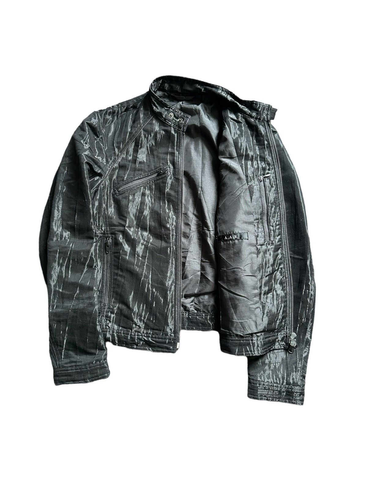 Yohji Yamamoto 00s A.A.R by Yohji Yamamoto biker zipper jacket Size US M / EU 48-50 / 2 - 3 Thumbnail