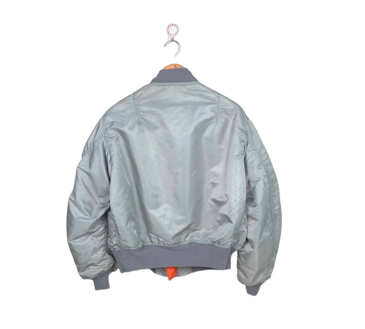 Alpha Industries Vintage Alpha Industries MA-1 Flight Jacket Bomber Jacket Size US L / EU 52-54 / 3 - 3 Thumbnail