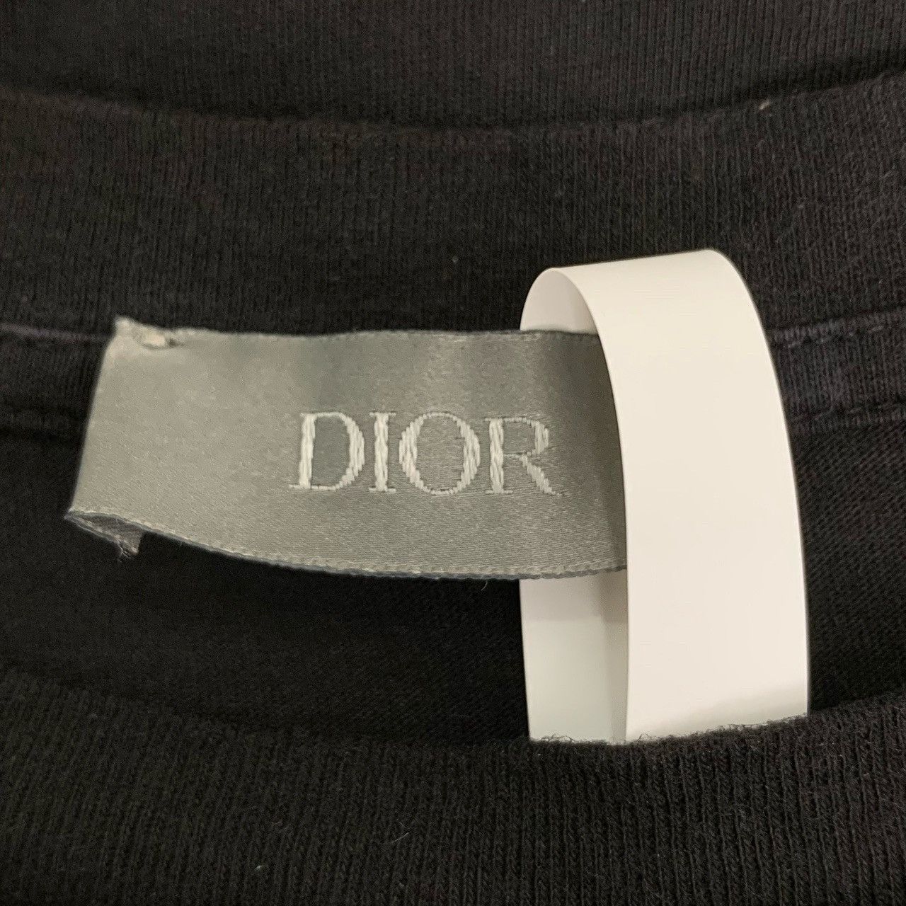 Dior Dior Black Logo Cotton Crewneck Tee (Size M) Size US M / EU 48-50 / 2 - 4 Thumbnail