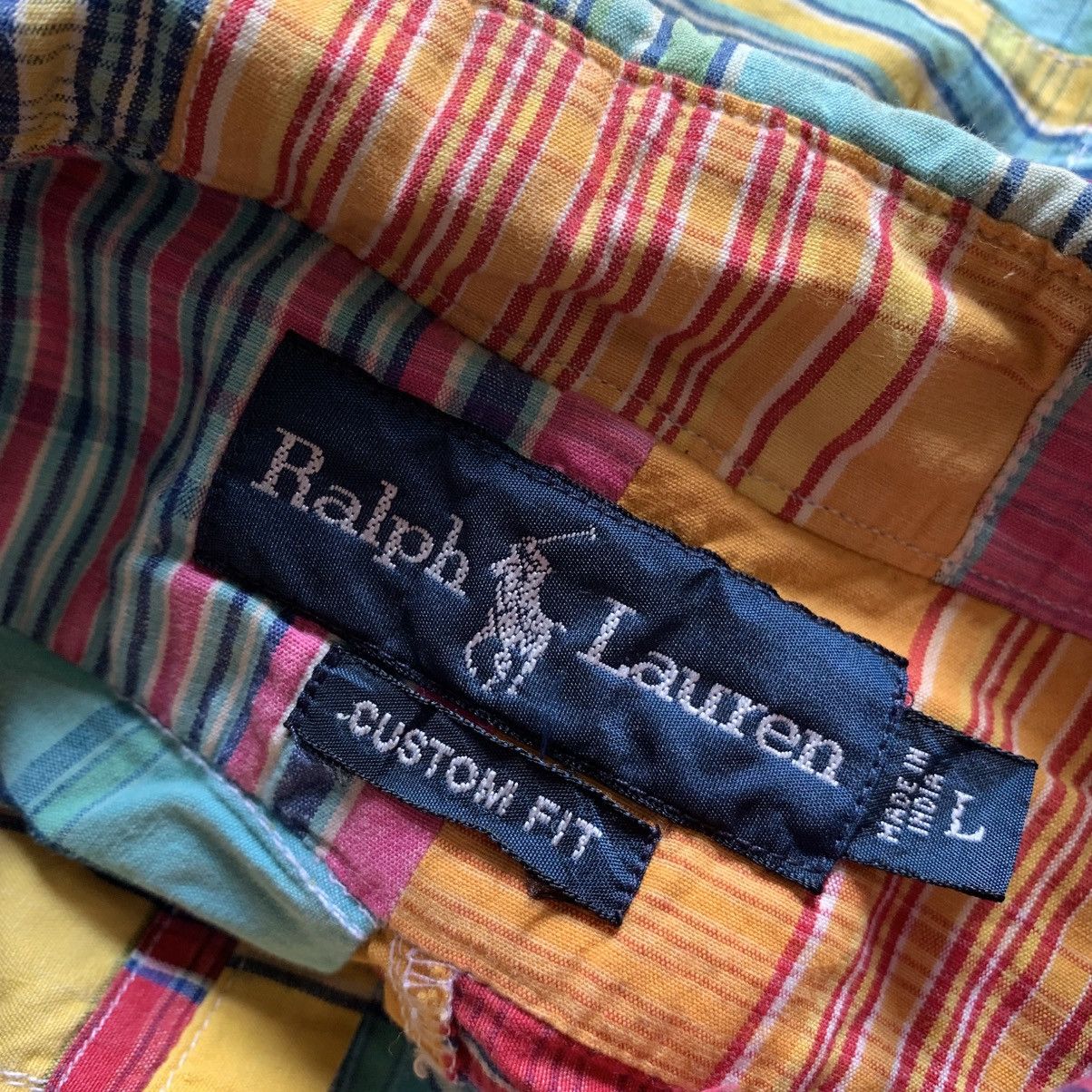 Vintage 2000s Polo Ralph Lauren Multiplaid Patchwork Madras Size US L / EU 52-54 / 3 - 8 Thumbnail