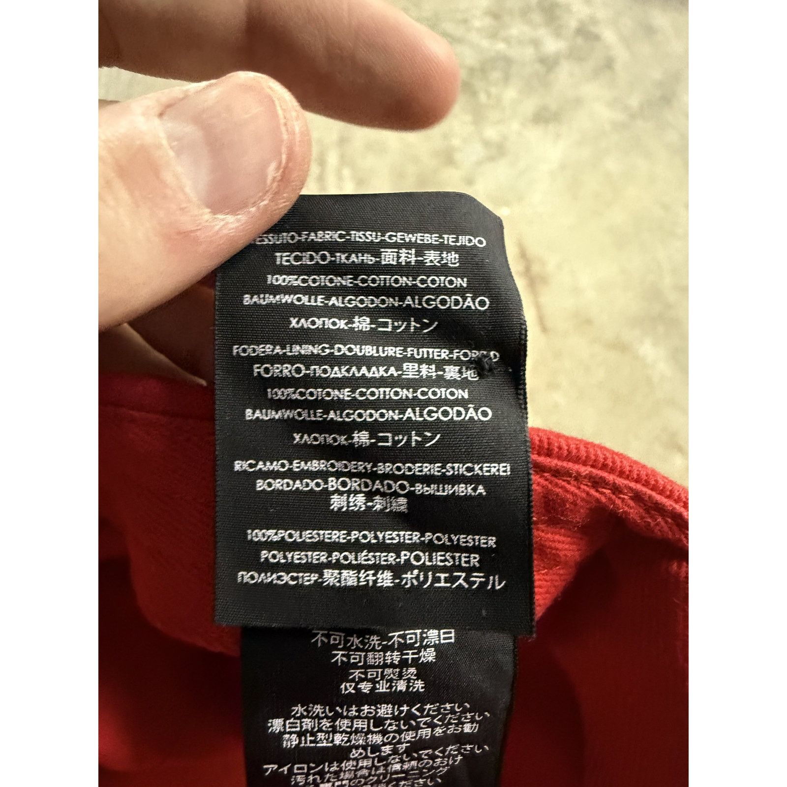Balenciaga Balenciaga Cap Red Black Used Large Size ONE SIZE - 3 Thumbnail