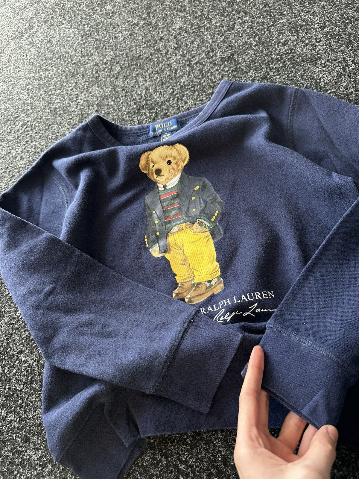 Polo Ralph Lauren 🚨POLO BEAR RALPH LAUREN JUNIOR KIDS RARA BIG LOGO M 10-12 Size US M / EU 48-50 / 2 - 7 Thumbnail