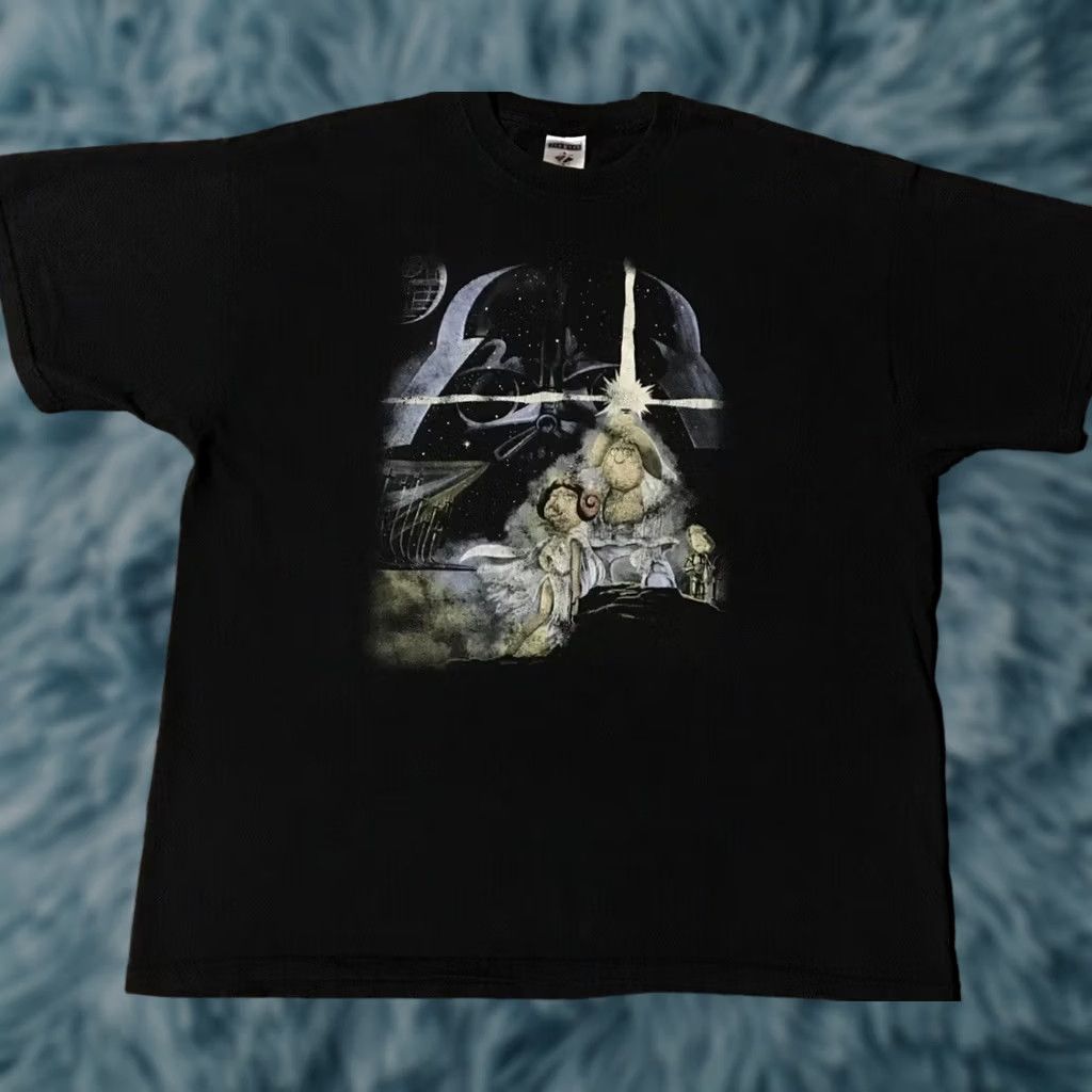 Vintage VINTAGE Family Guy Star Wars Faded Parody Promo Shirt L Mens Black 80s 90s Cartoon Funny Grunge Comedy Central Retro Rock TV Show USA Space Theme Size US L / EU 52-54 / 3 - 1 Thumbnail