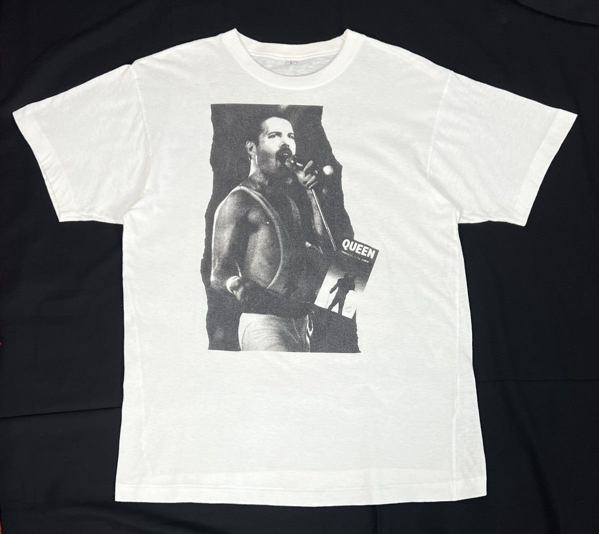 Band Tees Vintage Freddie Mercury Photo Tee Single Stitch Size US L / EU 52-54 / 3 - 1 Thumbnail