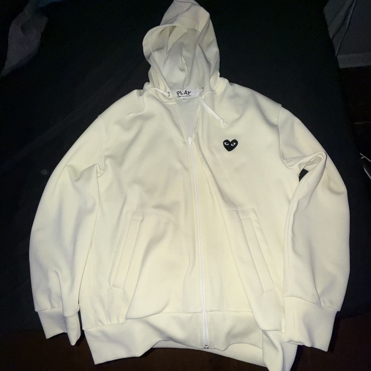 Comme Des Garcons Zip Up Hoodie | Grailed