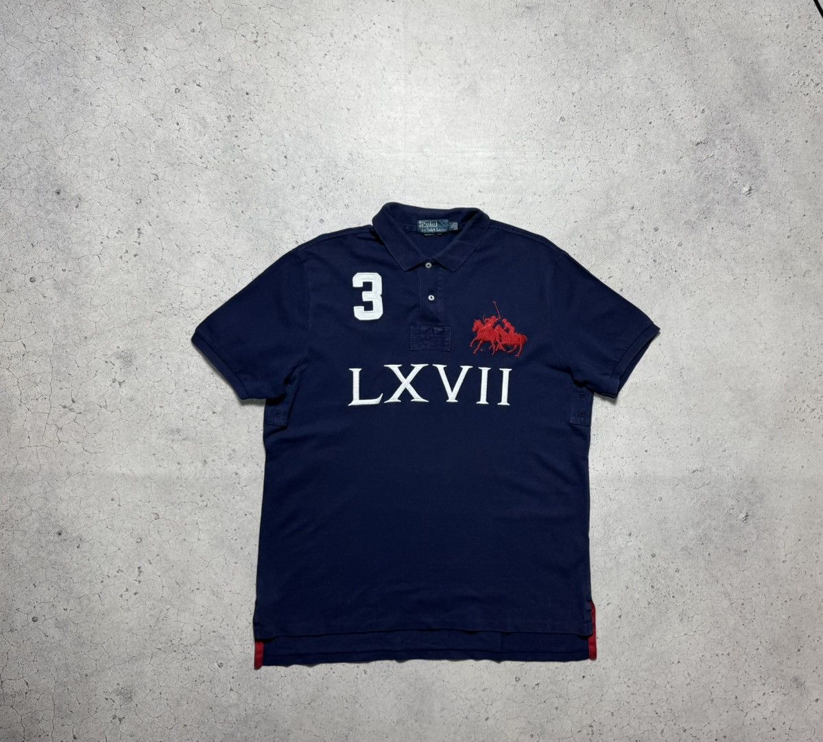Polo Ralph Lauren Polo Ralph Lauren LXVII #3 Big Pony Vintage Polo Shirt XL Size US XL / EU 56 / 4 - 1 Thumbnail