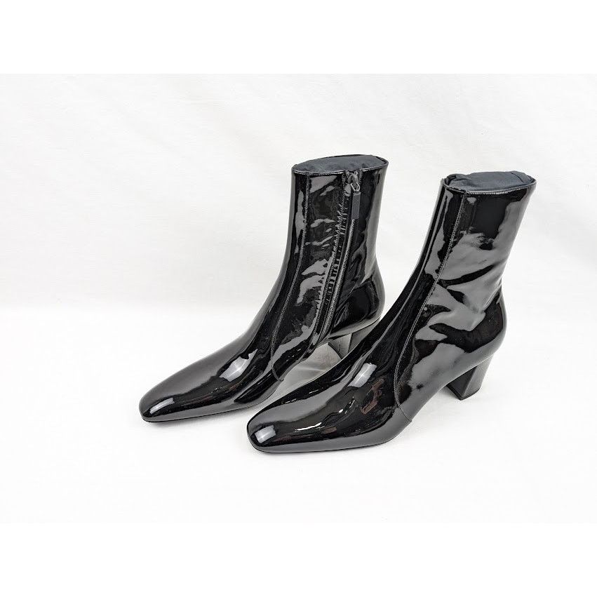 Saint Laurent Paris o1rshd1 Q:2 / XIV Zipped Boots in Nero Size US 9 / EU 42 - 17 Thumbnail