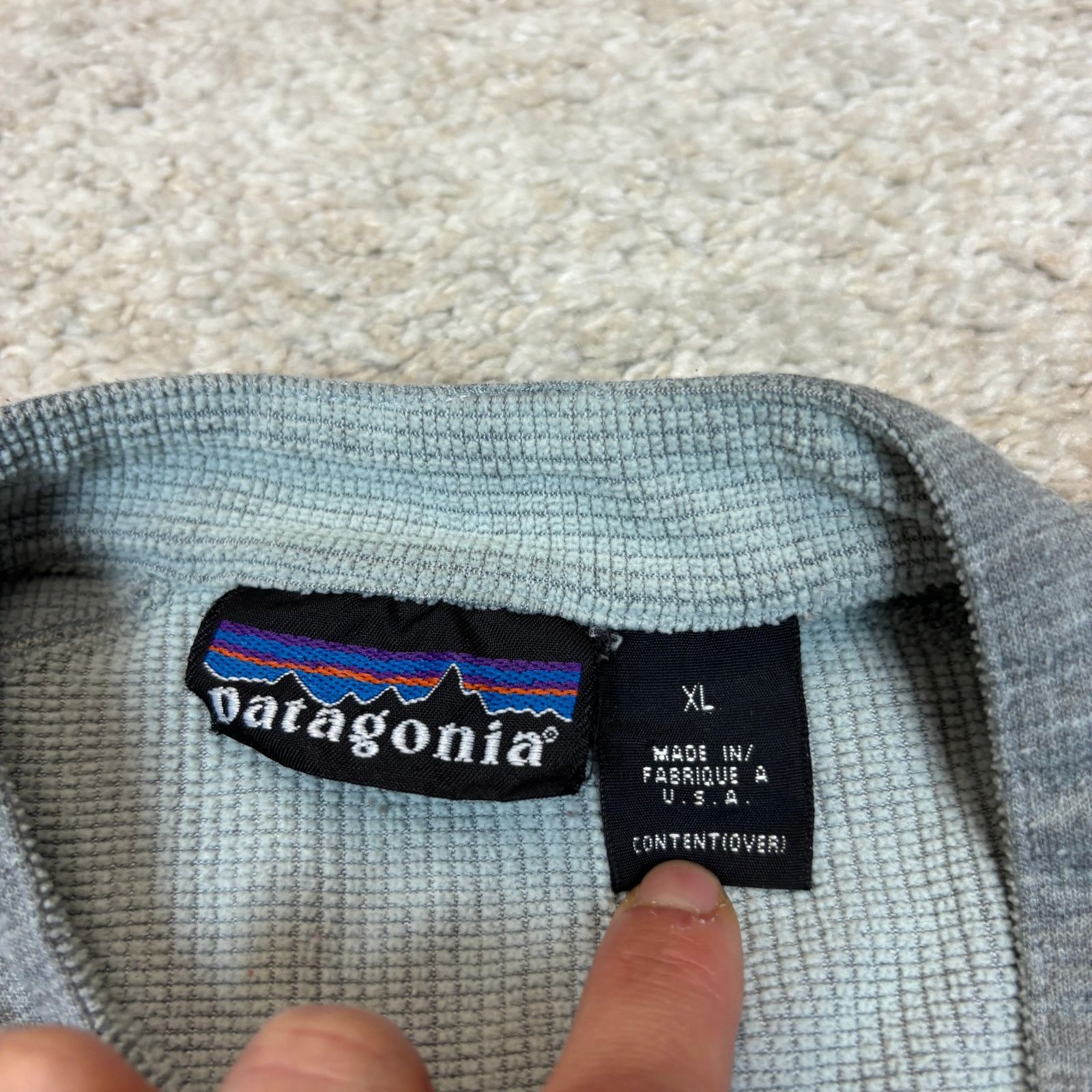 Patagonia Vintage 90s Patagonia Regulator Quarter Zip Sweatshirt XL Size US XL / EU 56 / 4 - 6 Thumbnail