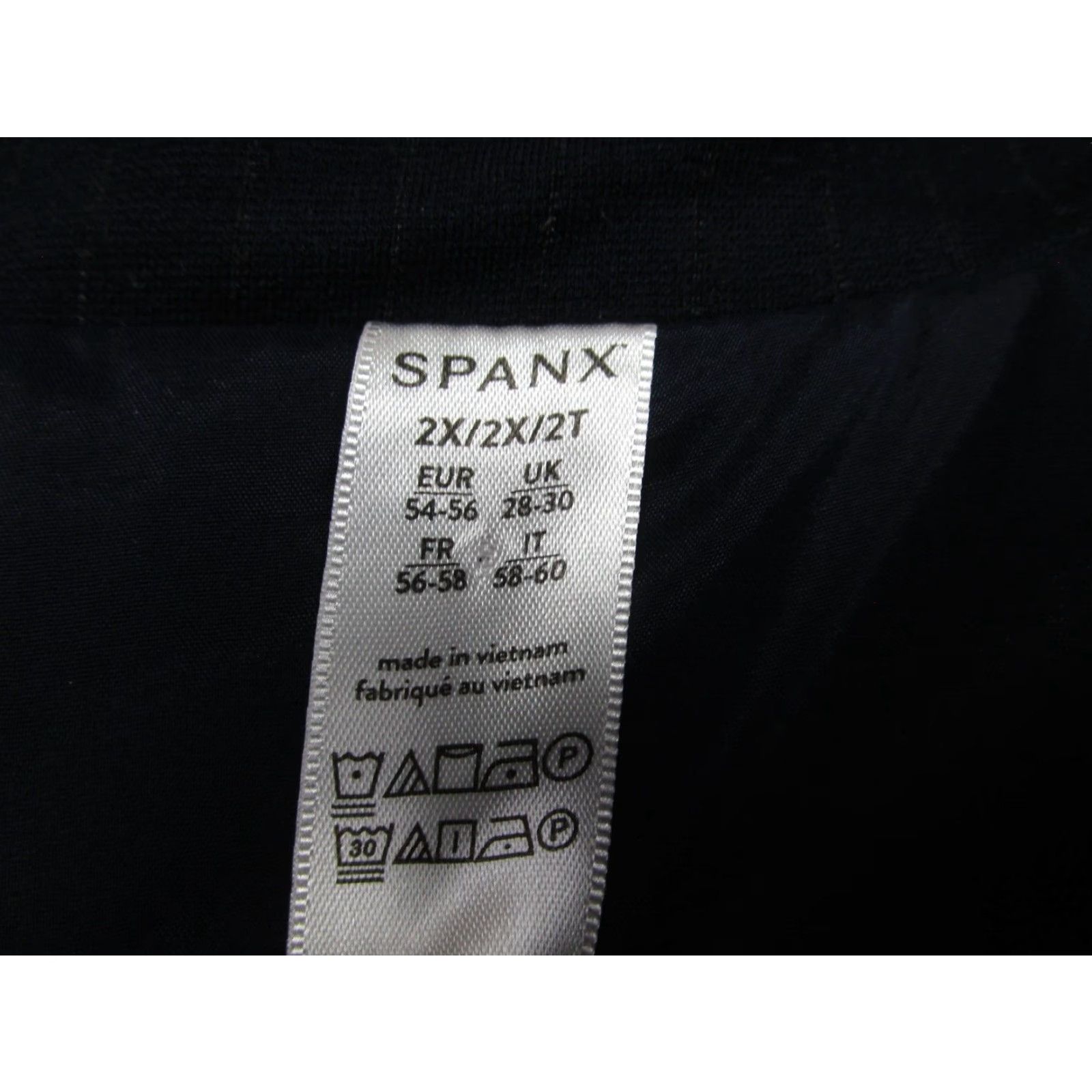 Spanx SPANX Blazer Womens 2X Blue Pinstripe Minimalist Collarless Coat Regular Fit Size XXL / US 16-18 / IT 52-54 - 5 Thumbnail