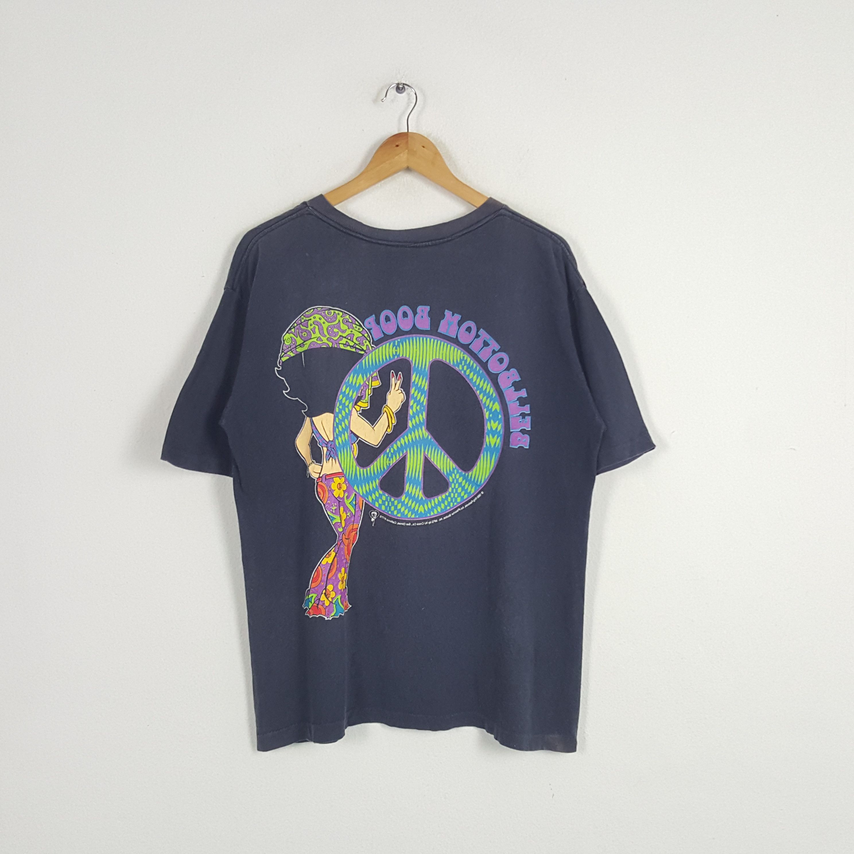 Cartoon Network × Vintage Vintage 90's Betty Boop Parody Bellbottom Boop Tshirt Size US L / EU 52-54 / 3 - 3 Thumbnail