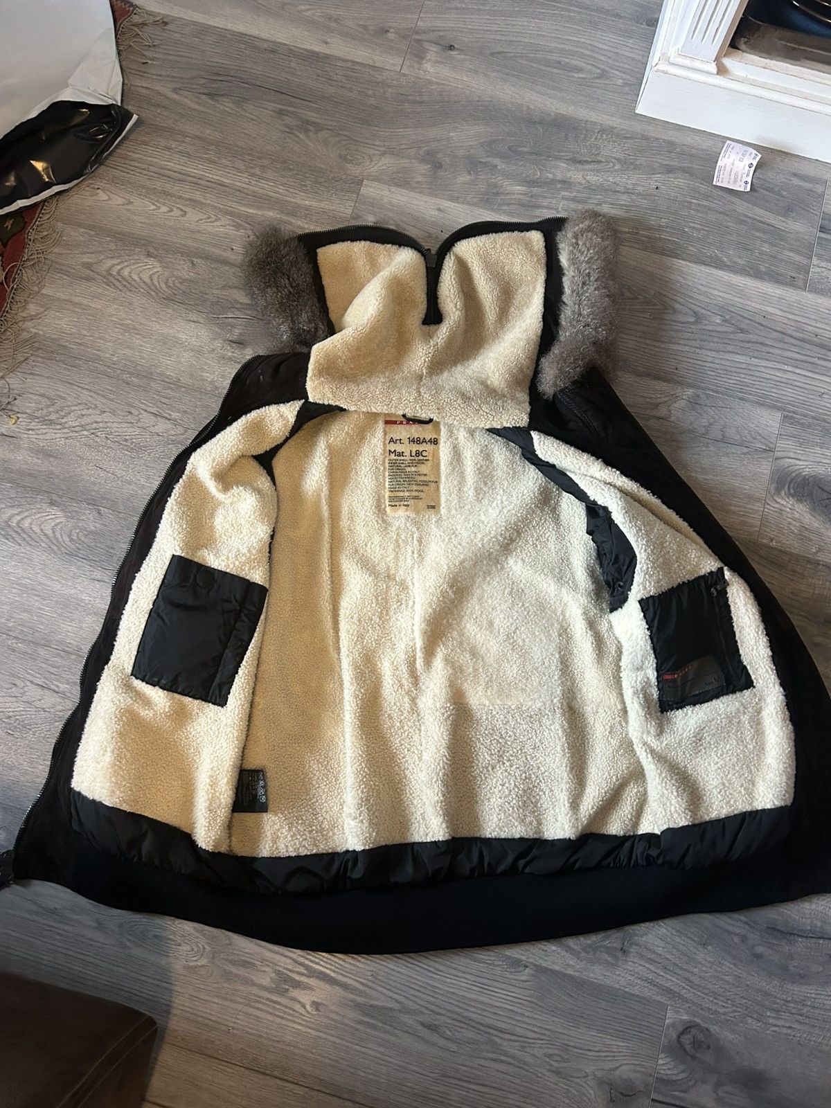 Prada Prada Shearling and Suede Aviator Jacket Size US M / EU 48-50 / 2 - 13 Thumbnail